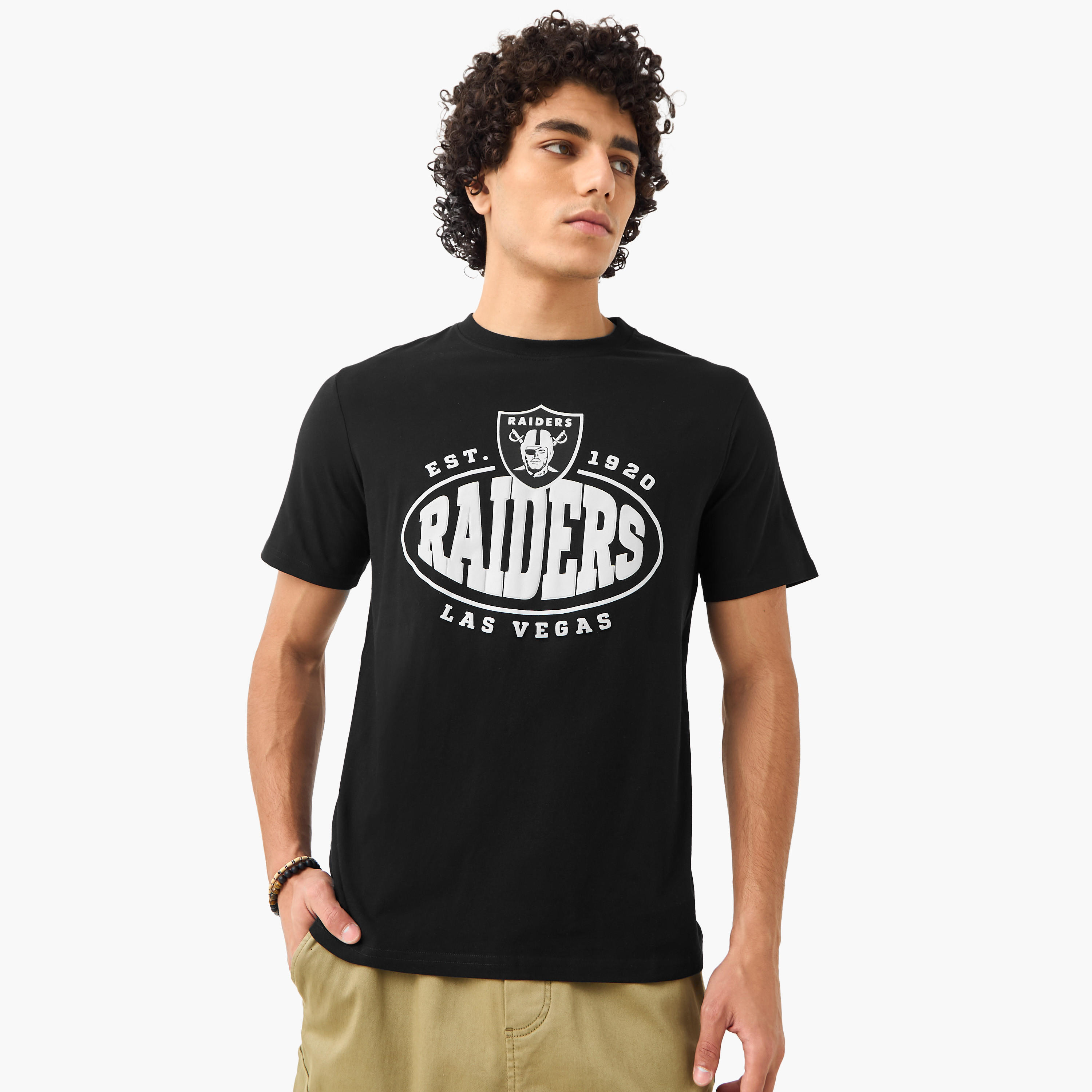 Las Vegas Raiders NFL Men Regular Fit Crew Neck Short Sleeves T-shirt-men-clothing-tshirtsandpolos-tshirts-image-3