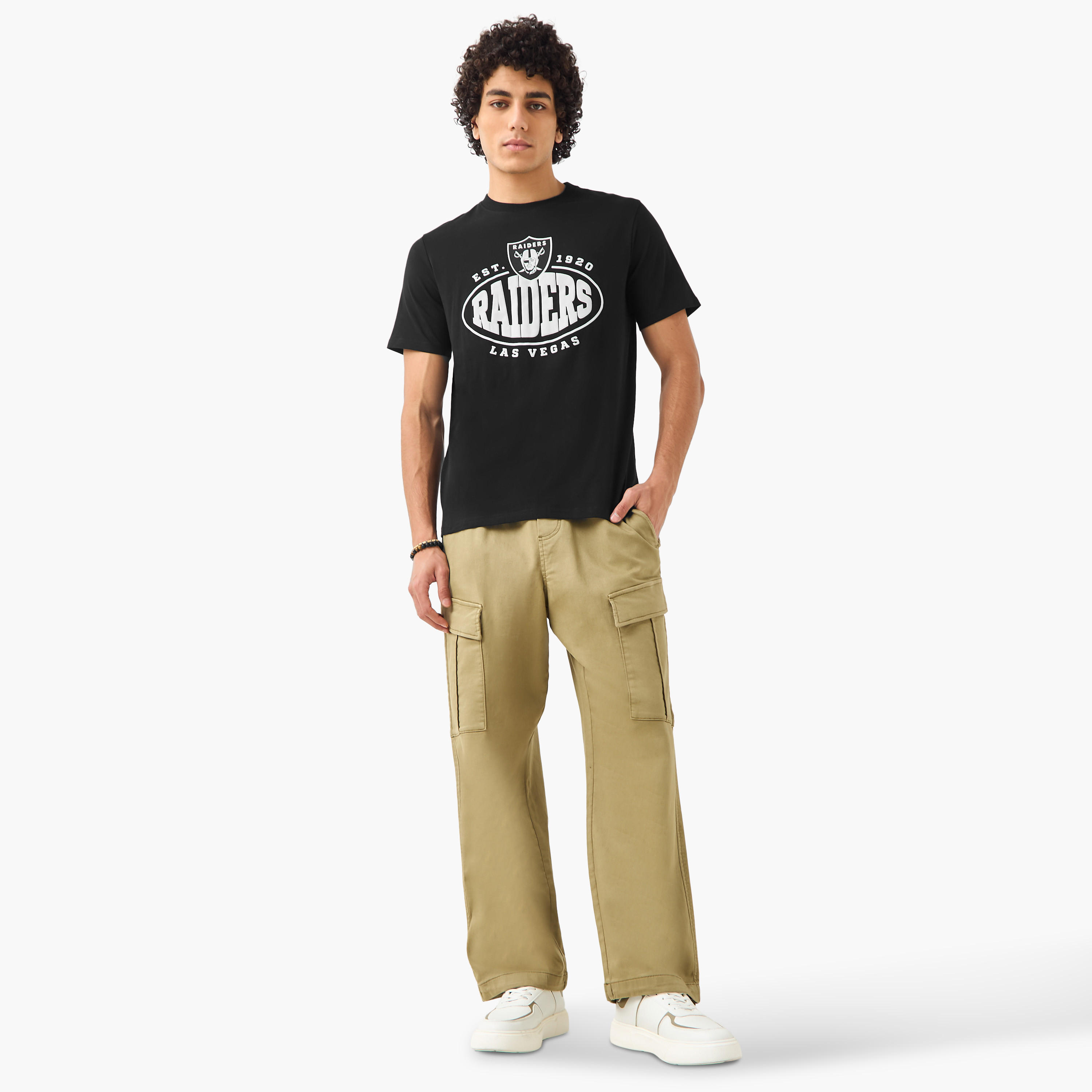 Las Vegas Raiders NFL Men Regular Fit Crew Neck Short Sleeves T-shirt-men-clothing-tshirtsandpolos-tshirts-image-4