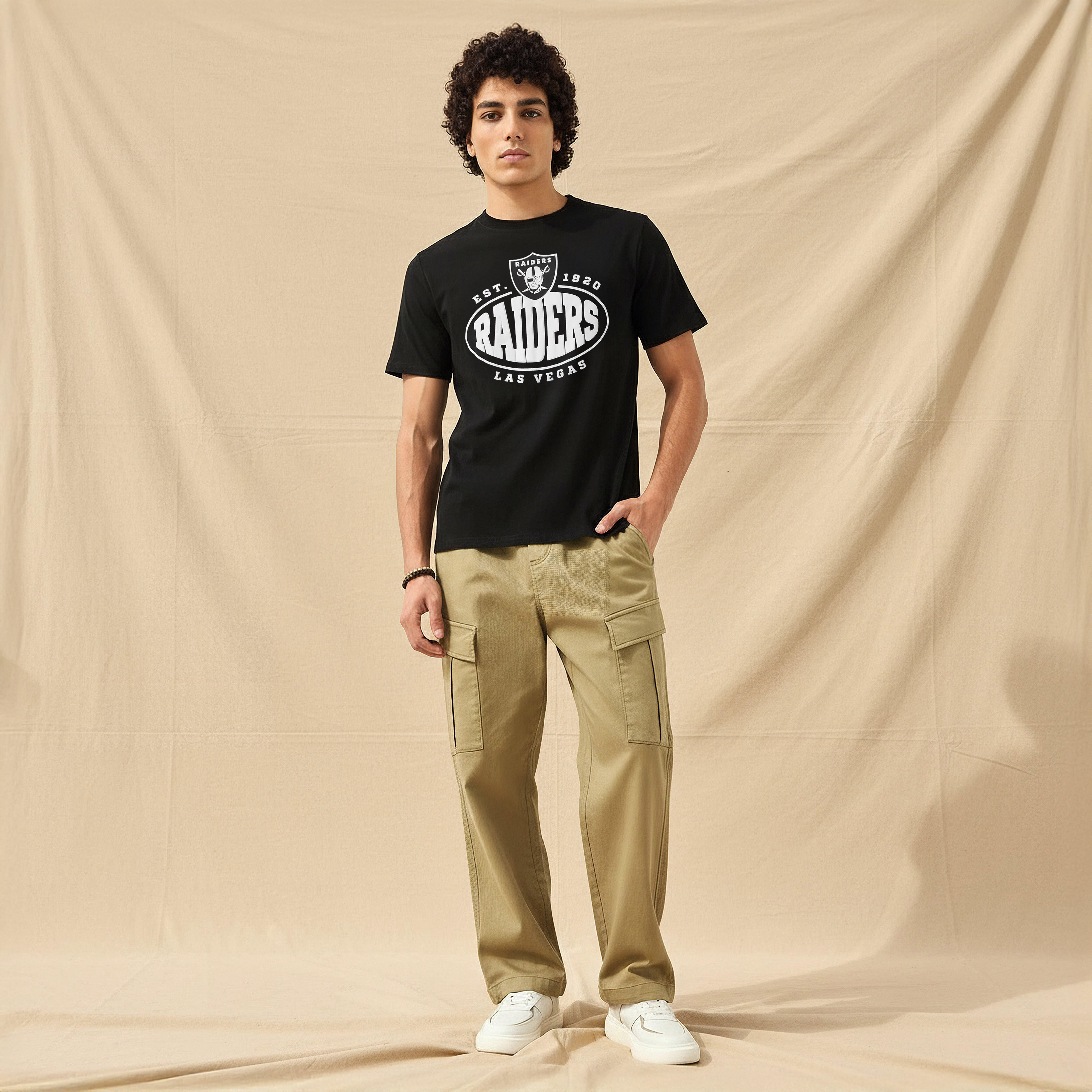 Las Vegas Raiders NFL Men Regular Fit Crew Neck Short Sleeves T-shirt-men-clothing-tshirtsandpolos-tshirts-image-2