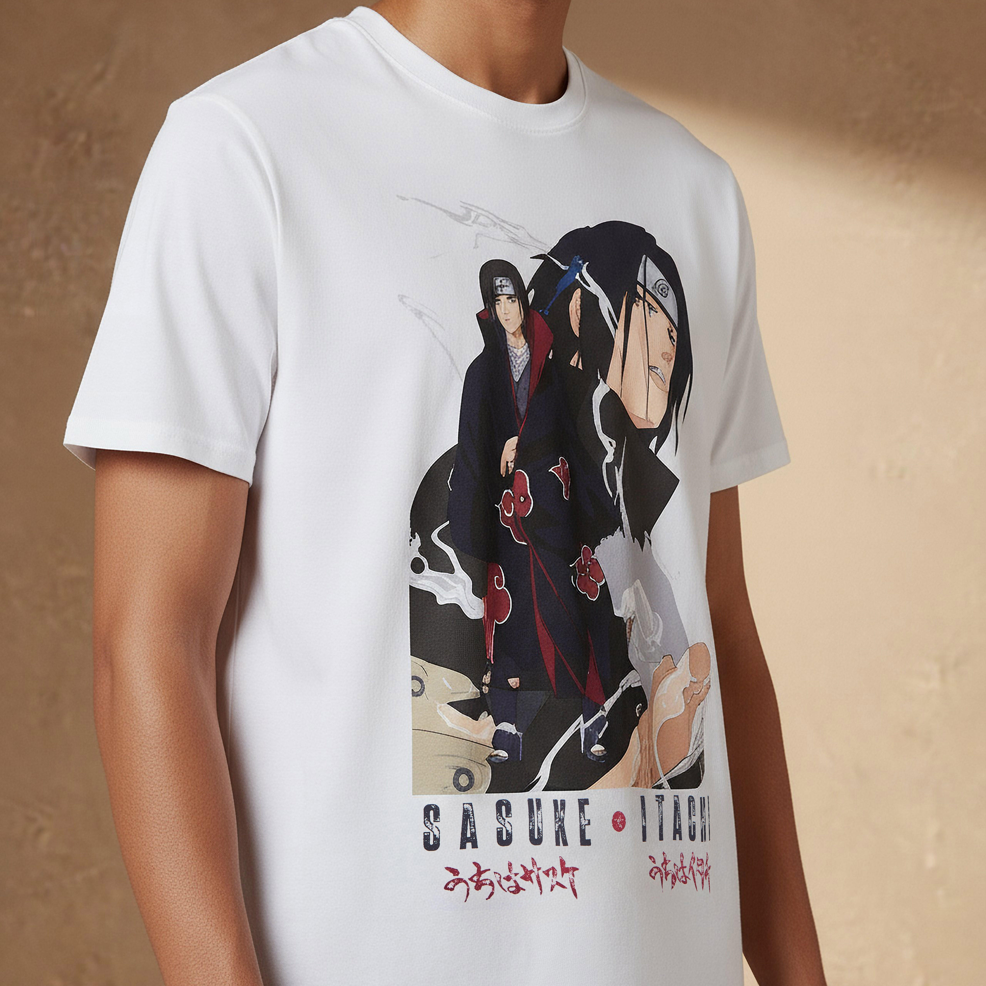 Sasuke Itachi Anime Men Regular Fit Crew Neck Short Sleeves T-shirt-men-clothing-tshirtsandpolos-tshirts-image-4
