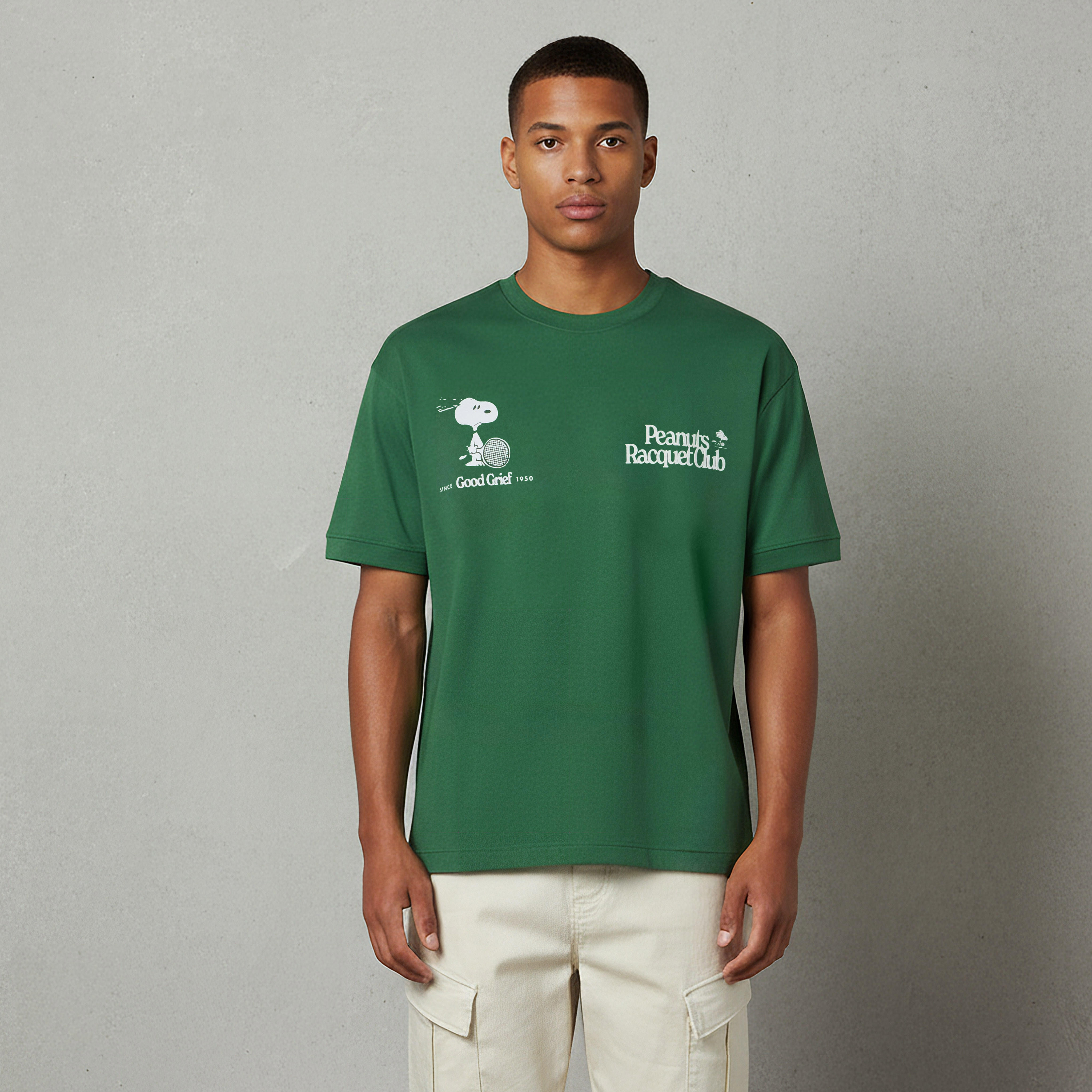 Peanuts Men Regular Fit Crew Neck Short Sleeves T-shirt-men-clothing-tshirtsandpolos-tshirts-image-1