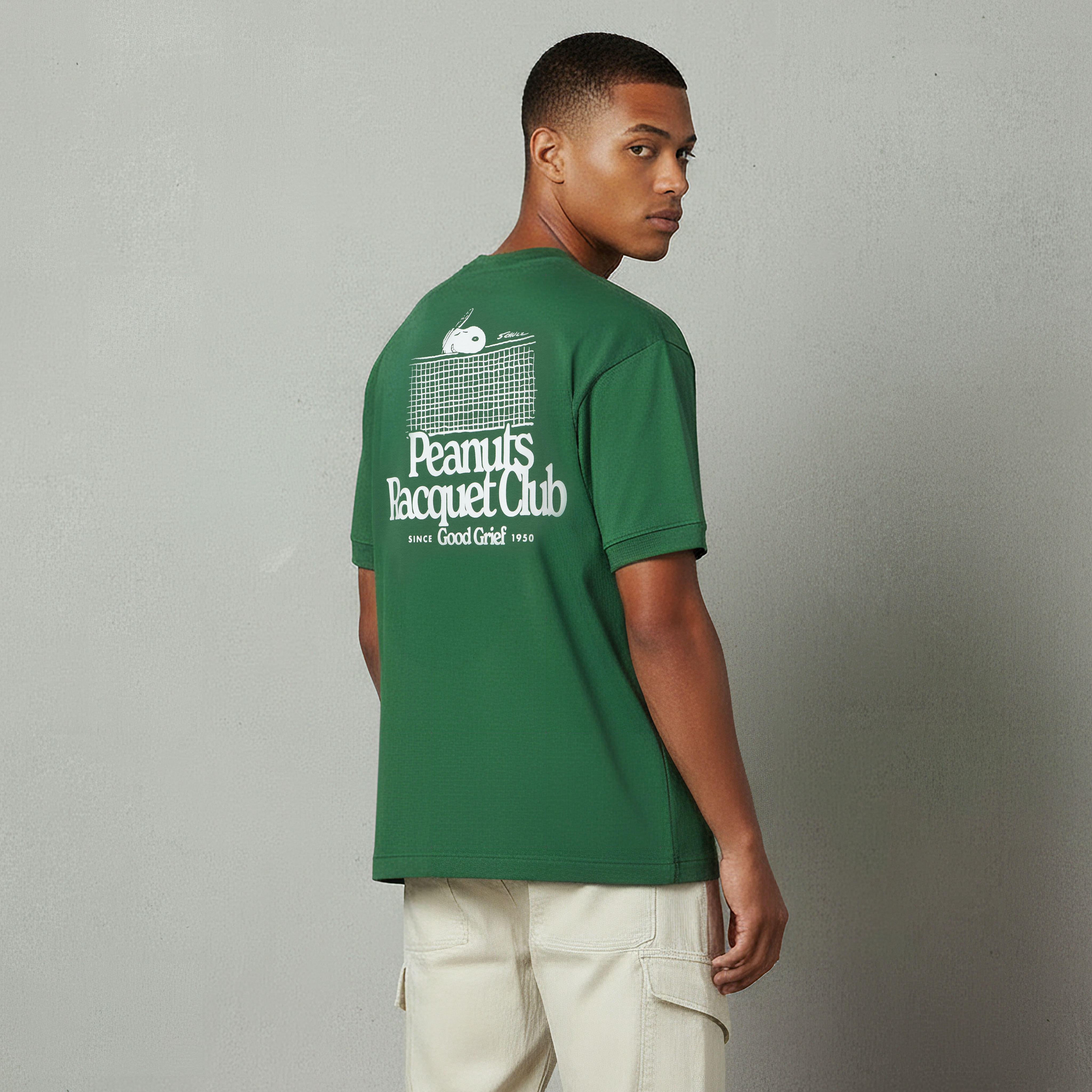 Peanuts Men Regular Fit Crew Neck Short Sleeves T-shirt-men-clothing-tshirtsandpolos-tshirts-image-3