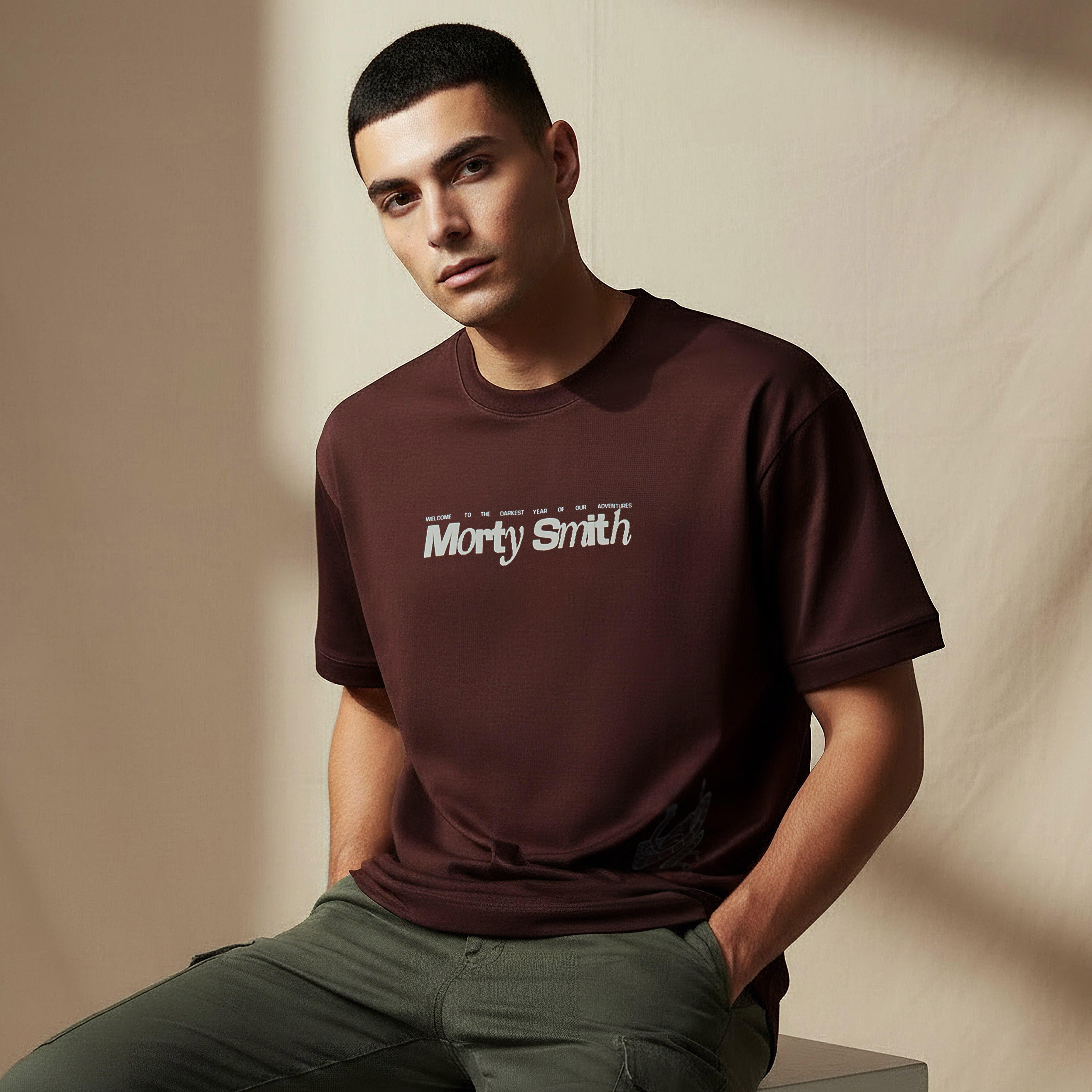 تي شيرت ريك ومورتي للرجال بقصة عادية ورقبة دائرية وأكمام قصيرة-men-clothing-tshirtsandpolos-tshirts-image-1