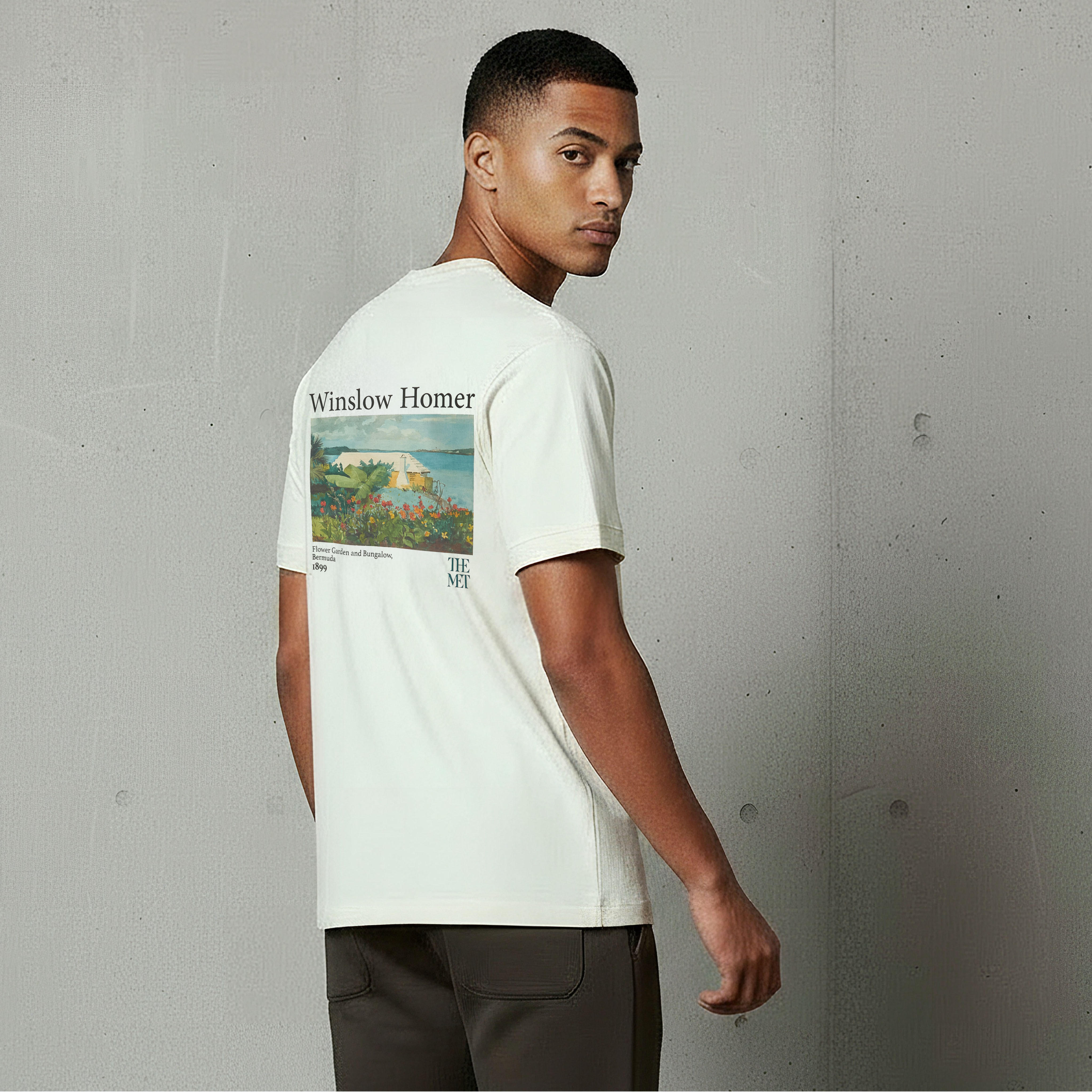 The Met Museum Men Regular Fit Crew Neck Short Sleeves T-shirt-men-clothing-tshirtsandpolos-tshirts-image-3
