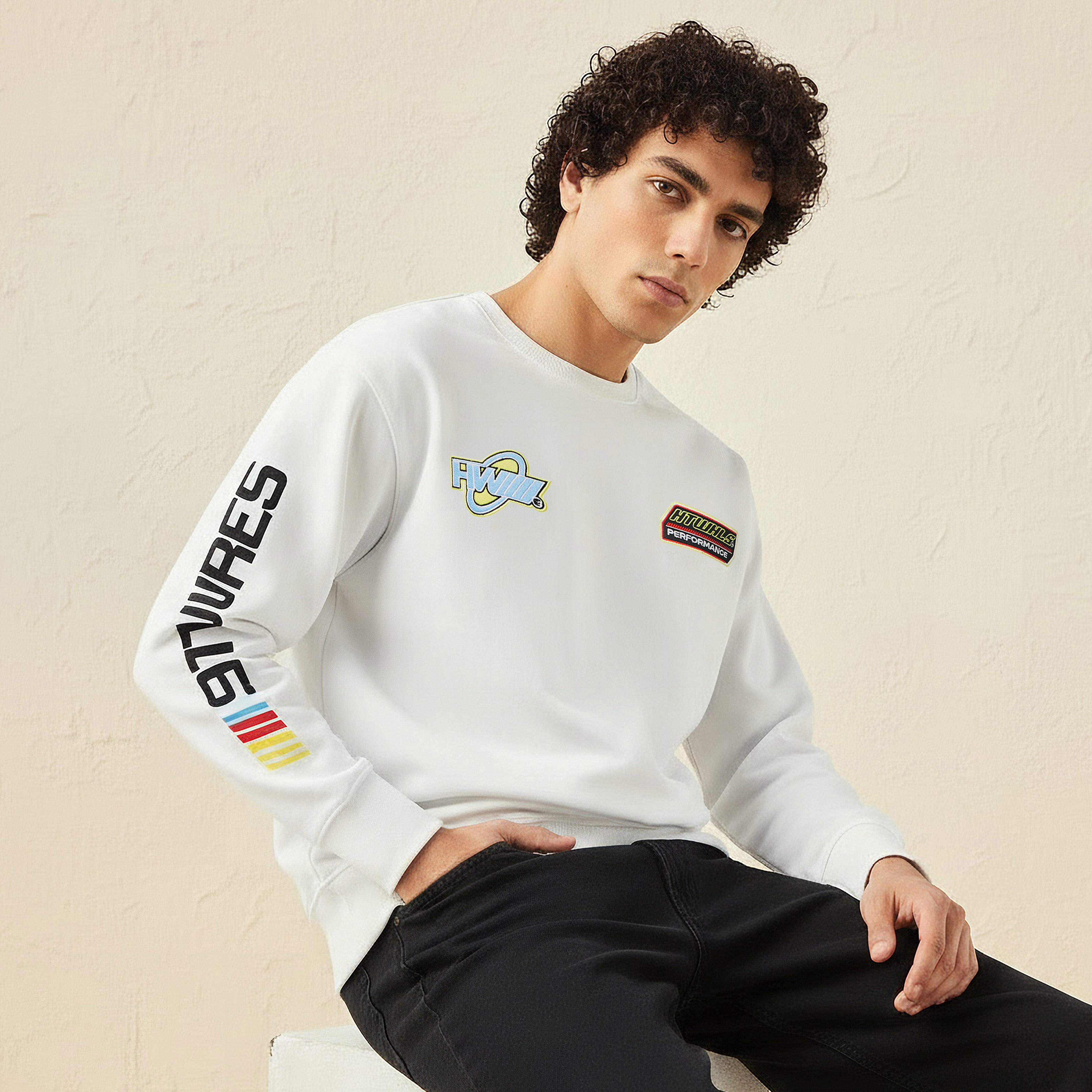 Hot Wheels Men Regular Fit Sweatshirt-men-winterwear-hoodiesandsweatshirts-image-1