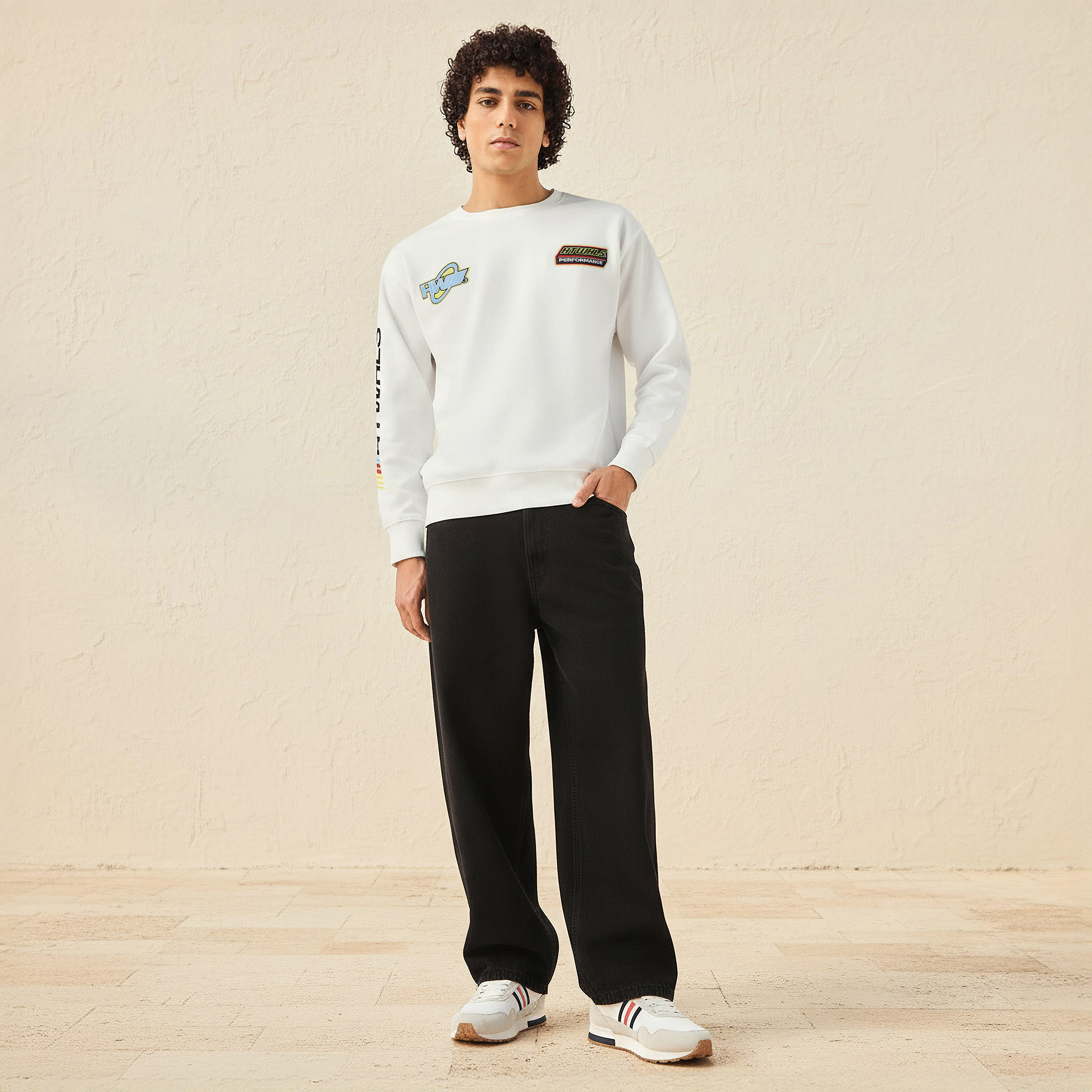 Hot Wheels Men Regular Fit Sweatshirt-men-winterwear-hoodiesandsweatshirts-image-2