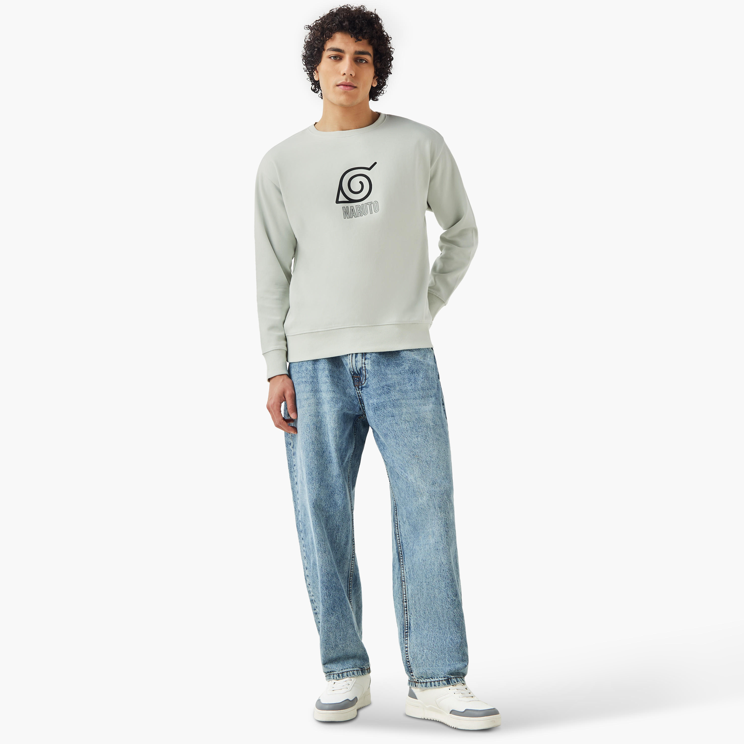 سويت شيرت رجالي بقصة عادية بطبعة أنمي ناروتو-men-winterwear-hoodiesandsweatshirts-image-4