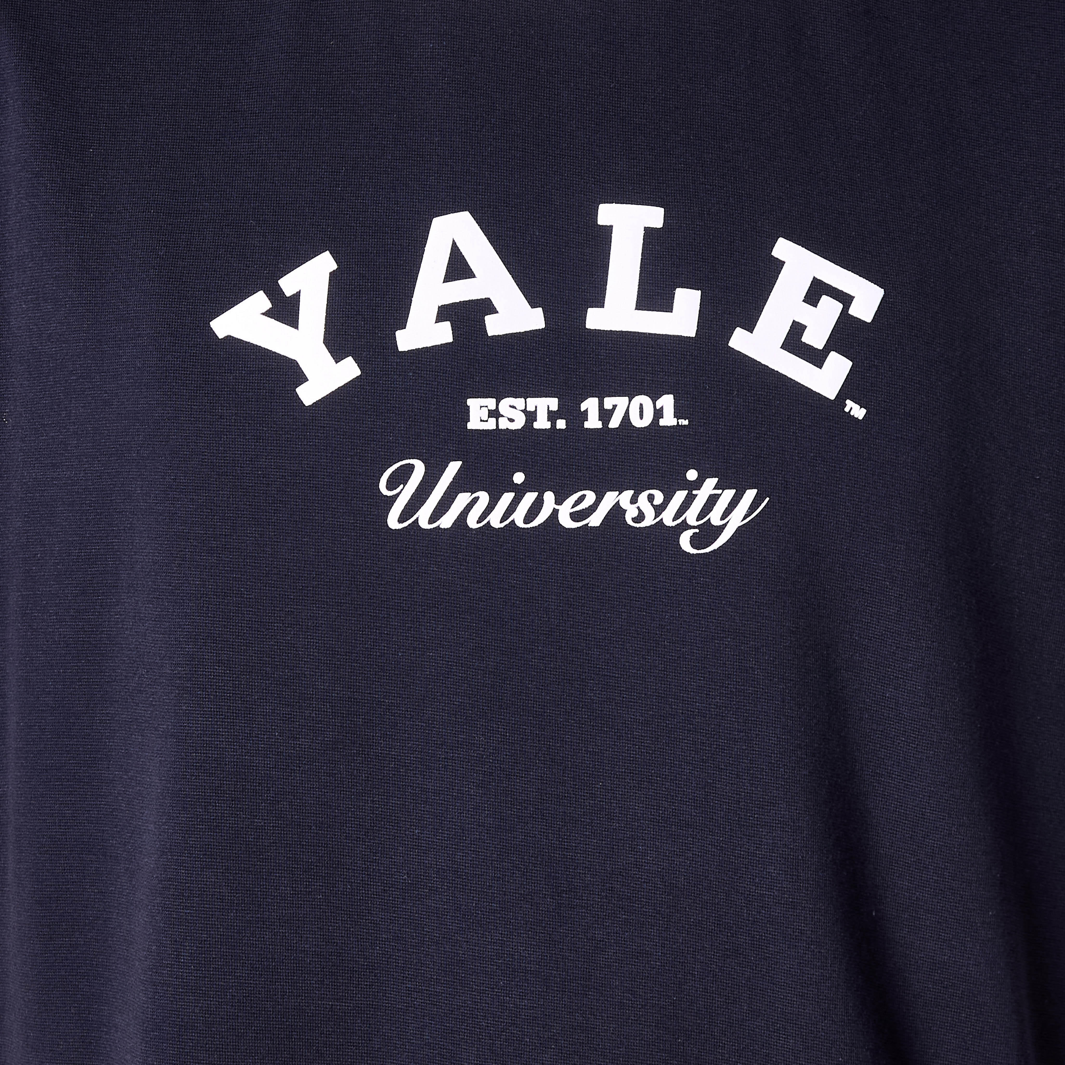 Yale University Men Relaxed Fit Crew Neck Short Sleeves Ringer T-shirt-men-clothing-tshirtsandpolos-tshirts-image-4