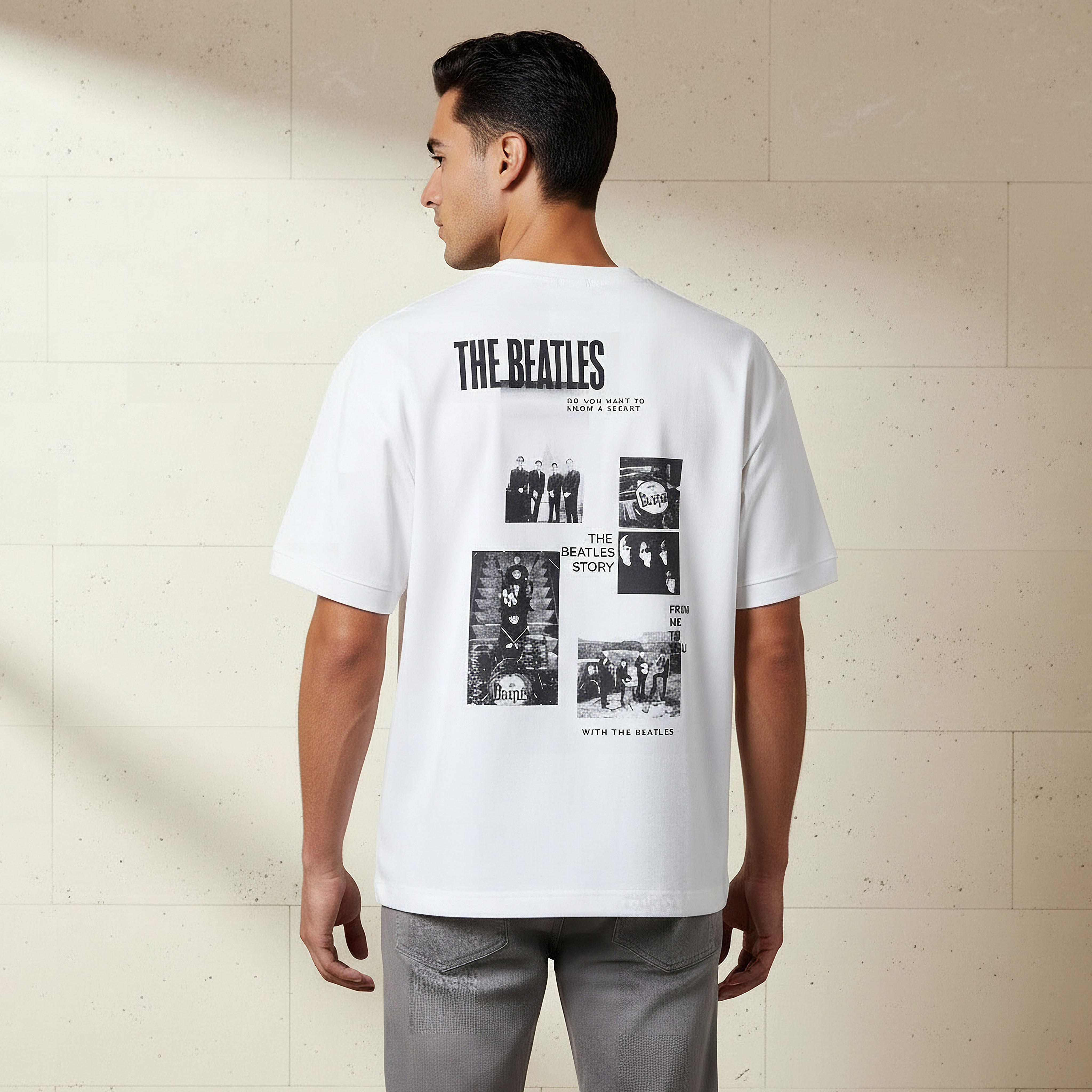 The Beatles Men Relaxed Fit Crew Neck Short Sleeves T-shirt-men-clothing-tshirtsandpolos-tshirts-image-1
