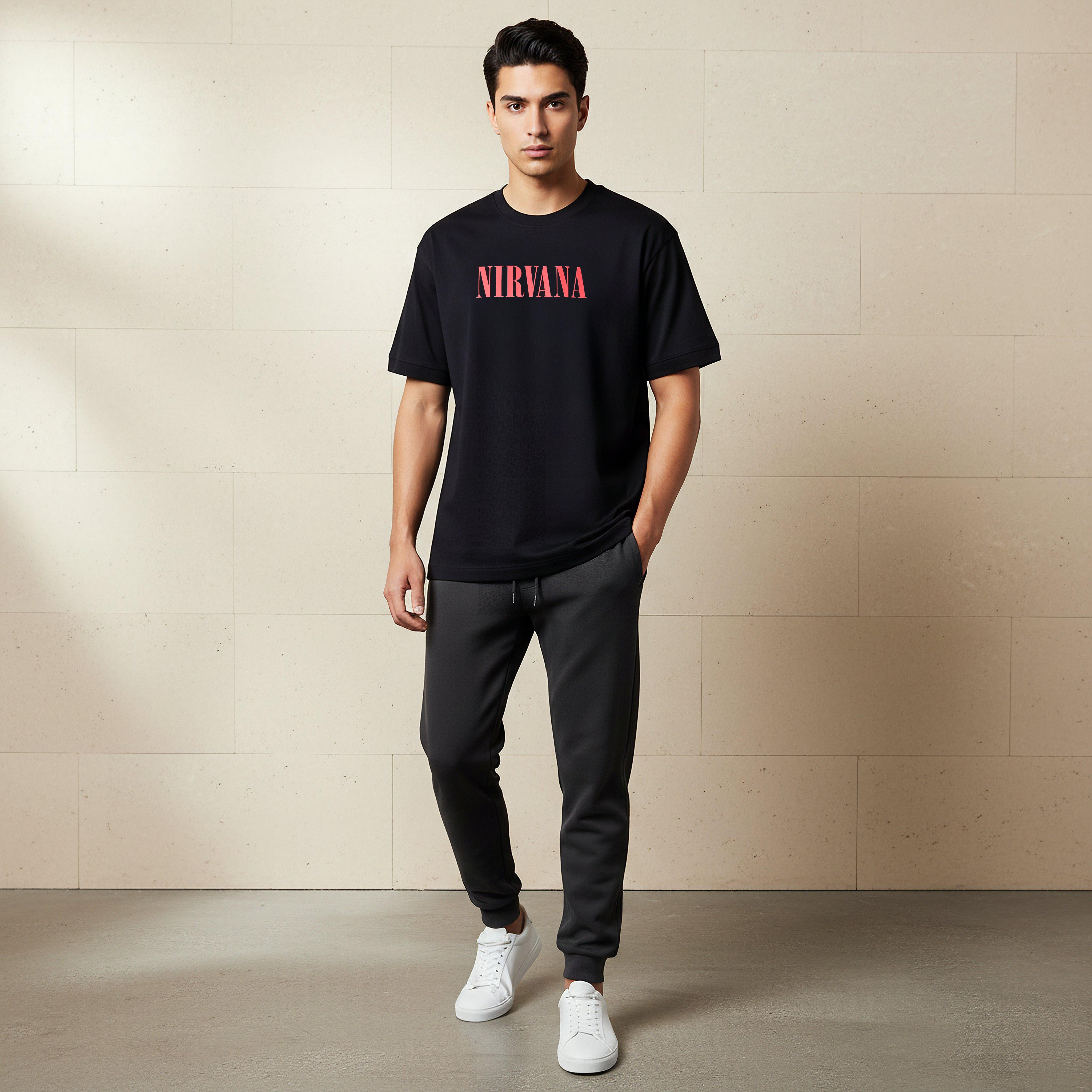 Nirvana Men Relaxed Fit Crew Neck Short Sleeves T-shirt-men-clothing-tshirtsandpolos-tshirts-image-2
