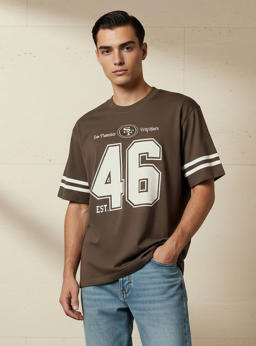 San Francisco Forty Niners NFL Men Regular Fit Crew Neck Short Sleeves T-shirt-men-clothing-tshirtsandpolos-tshirts-image-1