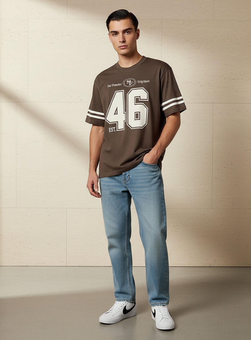 San Francisco Forty Niners NFL Men Regular Fit Crew Neck Short Sleeves T-shirt-men-clothing-tshirtsandpolos-tshirts-image-2