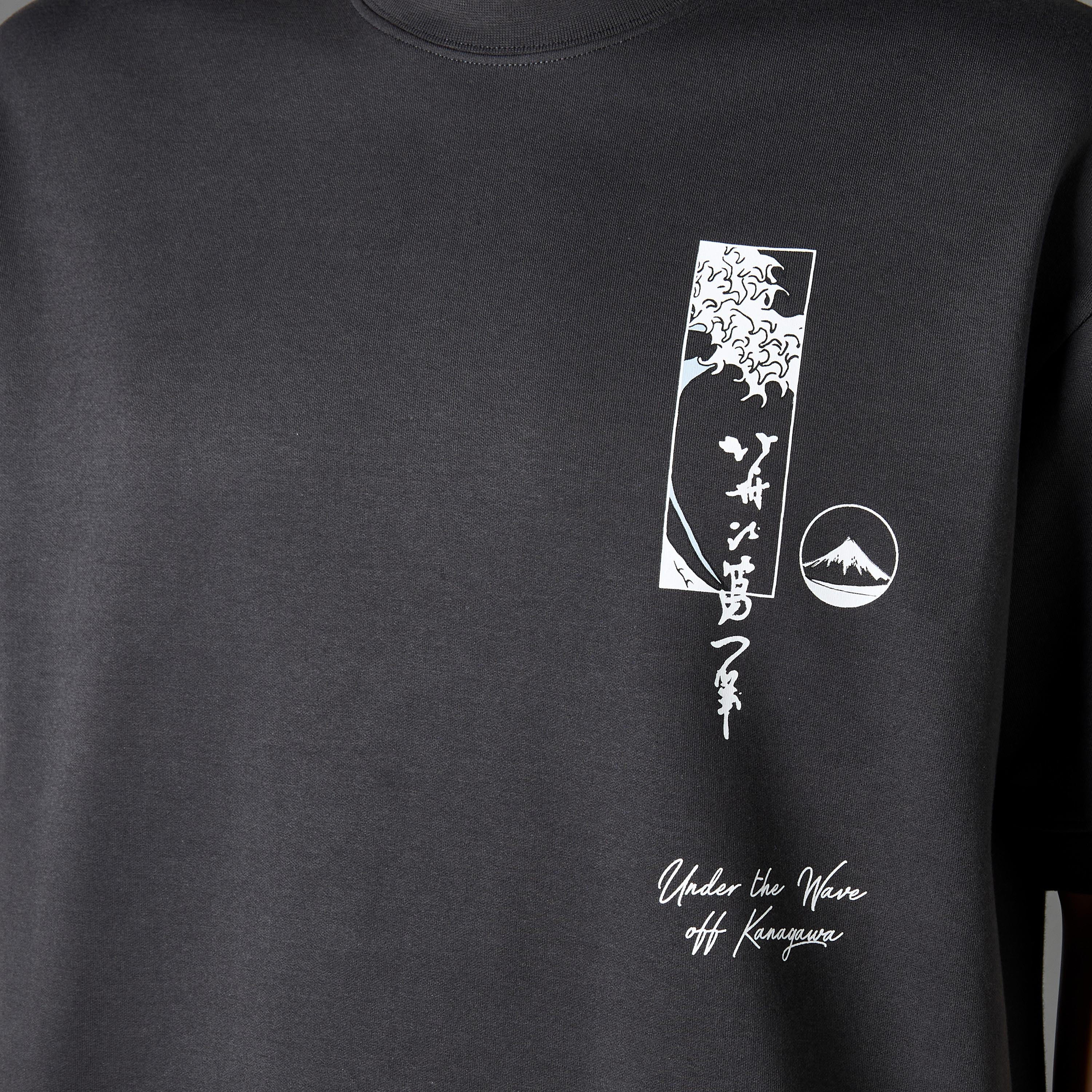 Men Regular Fit Crew Neck Short Sleeve Katsushika Hokusai Print T-shirt-men-clothing-tshirtsandpolos-tshirts-image-2