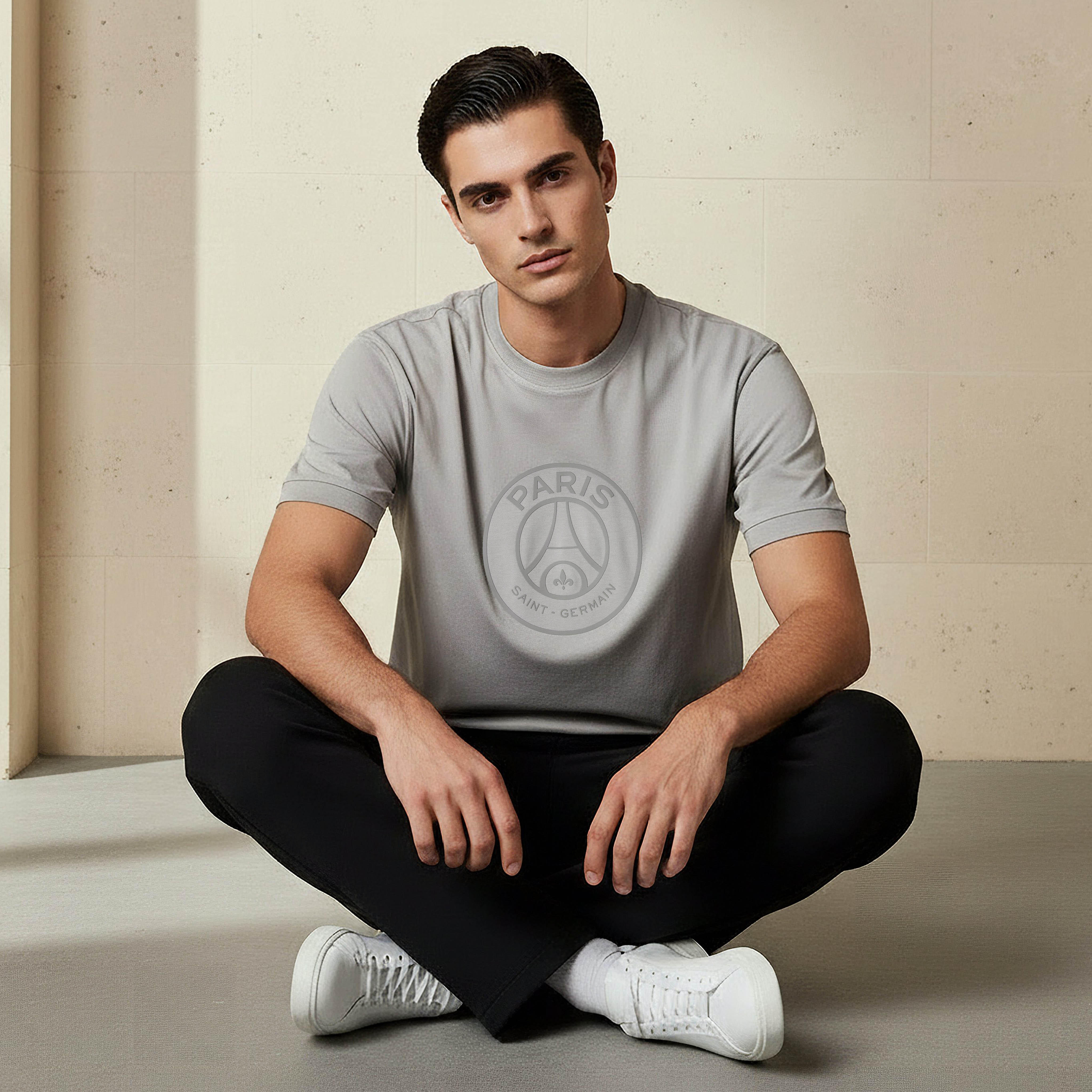 Men Regular Fit Crew Neck Short Sleeves Paris Saint-Germain Print T-shirt-men-clothing-tshirtsandpolos-tshirts-image-5