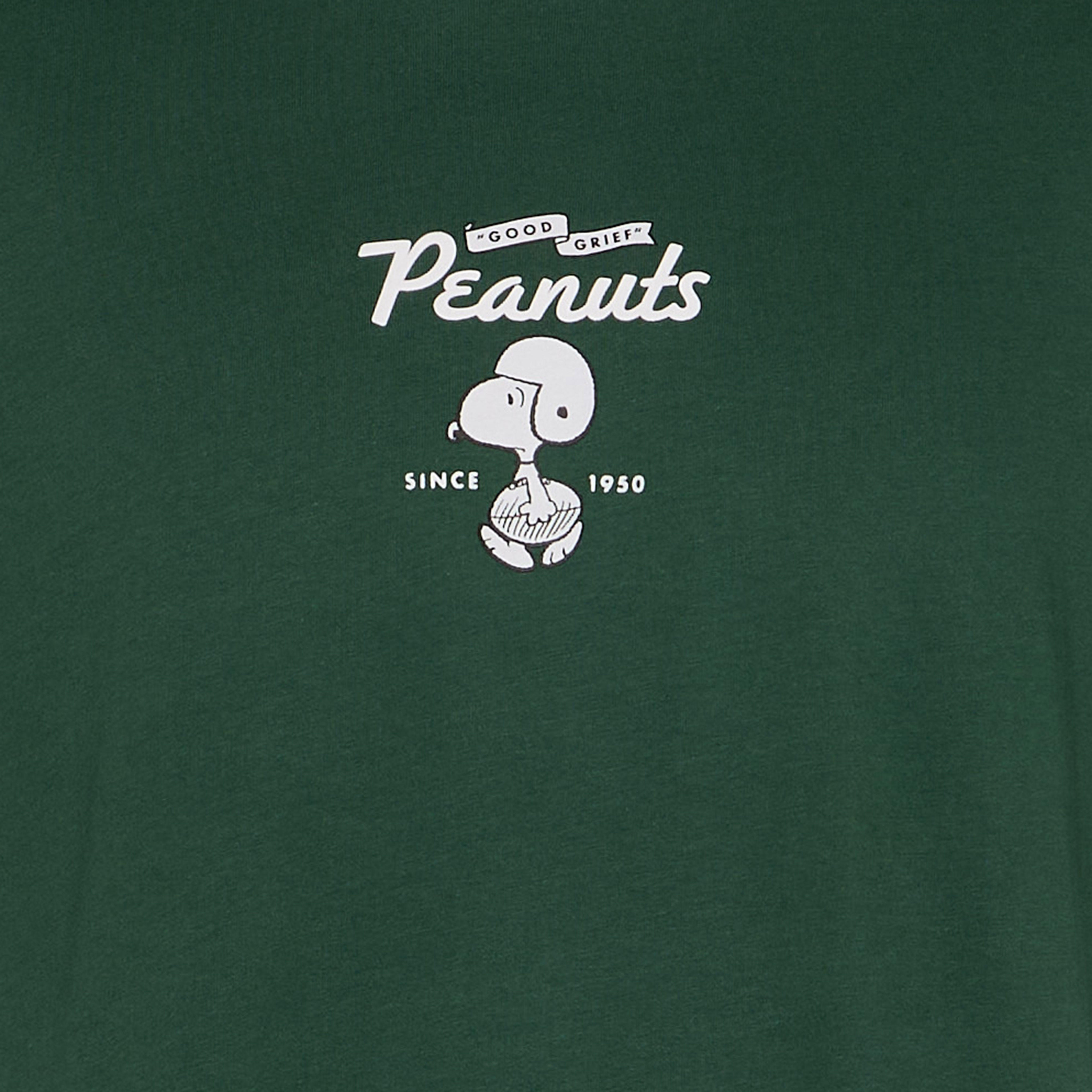 Men Regular Fit Crew Neck Short Sleeves Peanuts Print T-shirt-men-clothing-tshirtsandpolos-tshirts-image-2