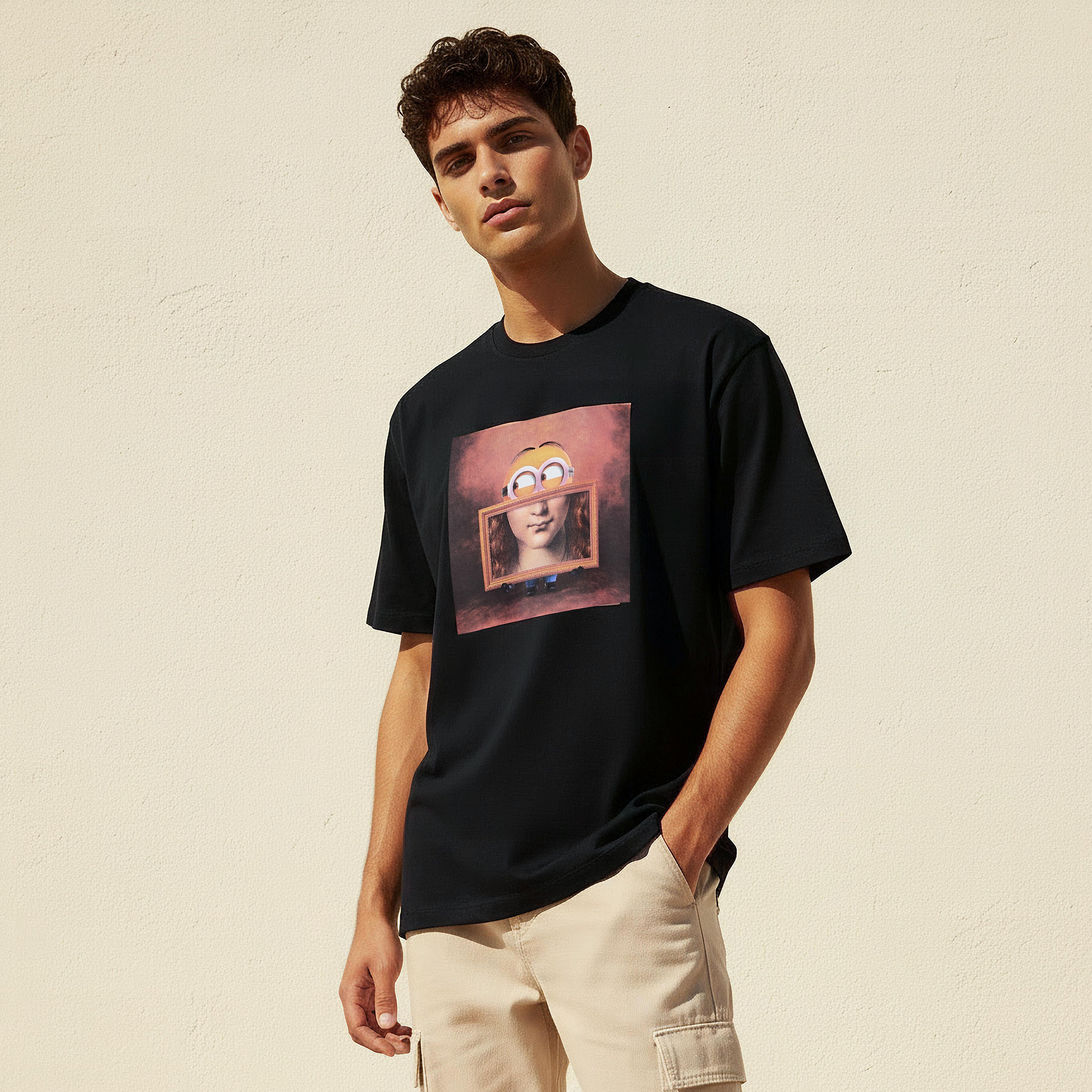 Men Regular Fit Crew Neck Short Sleeves Minions Print T-shirt-PROMO_SP_AE_2FOR59_110625-image-1