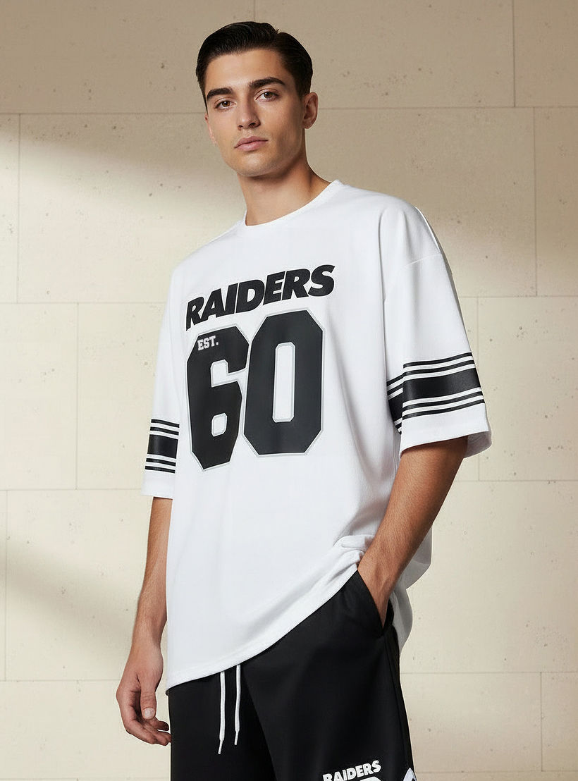 Men Relaxed Fit Round Neck Short Sleeves Green Bay Packers Print T-shirt-men-clothing-coordsets-image-6