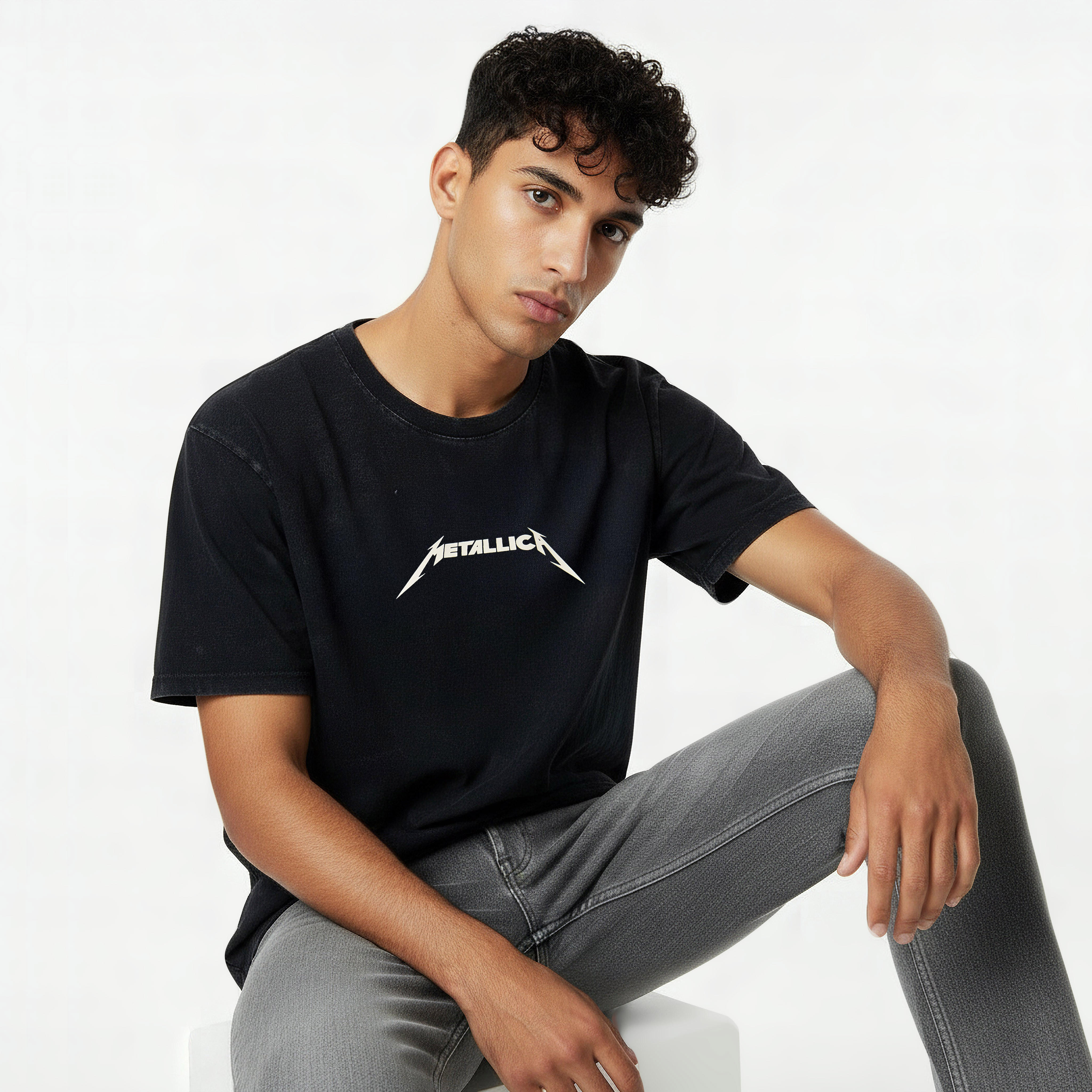 Metallica Men Relaxed Fit Crew Neck Short Sleeves T-shirt-men-clothing-tshirtsandpolos-tshirts-image-3