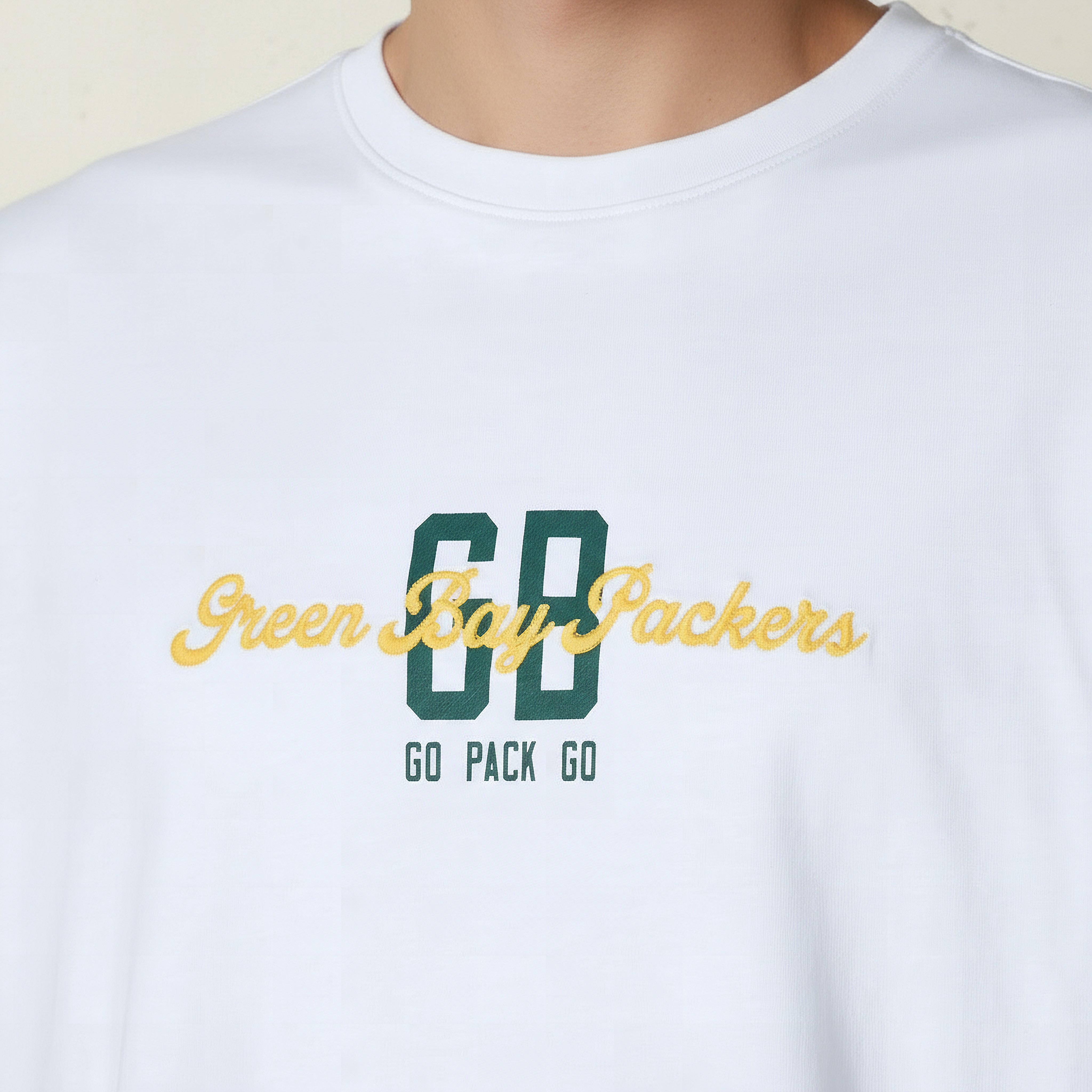 Green Bay Packers NFL Men Relaxed Fit Crew Neck Short Sleeves T-shirt-men-clothing-tshirtsandpolos-tshirts-image-4