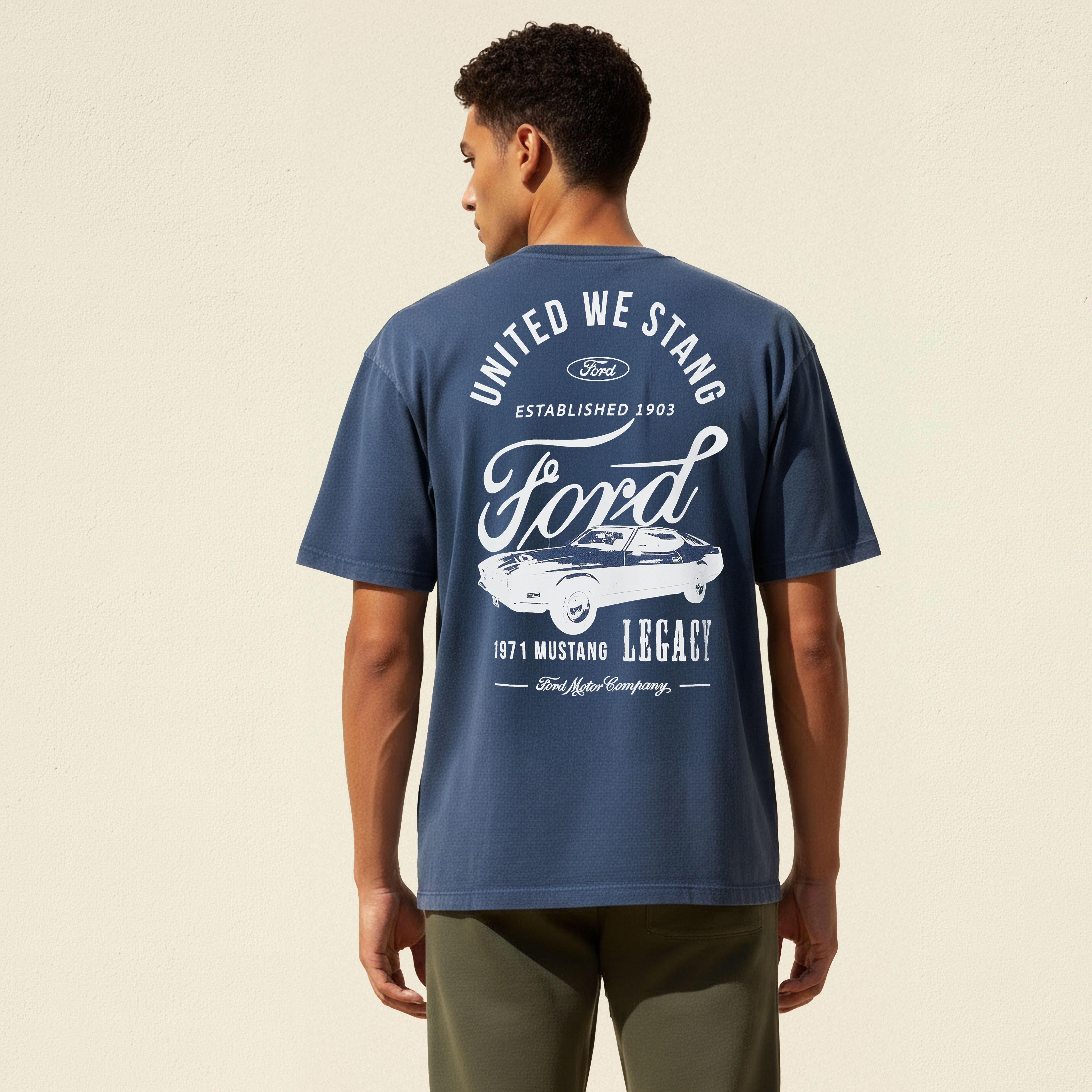 Men Regular Fit Crew Neck Short Sleeve Ford Print T-shirt-men-clothing-tshirtsandpolos-tshirts-image-4