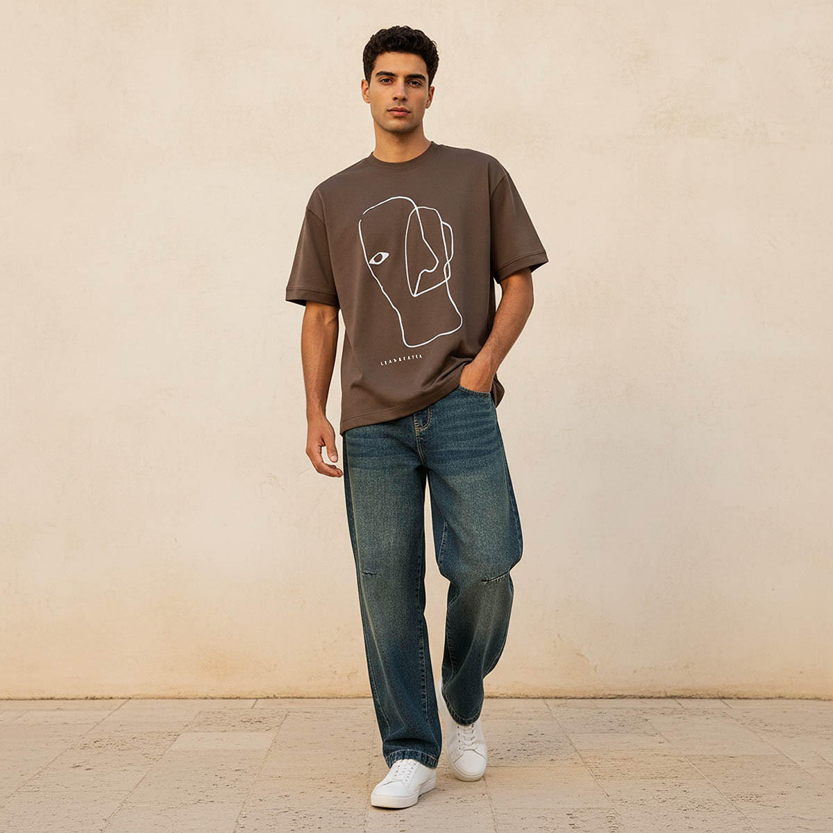 Regular Fit Crew Neck Short Sleeves Embroidered T-shirt-men-clothing-tshirtsandpolos-tshirts-image-3