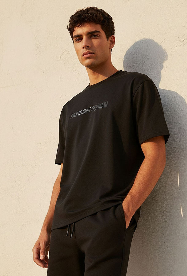 Paris Saint - Germain Regular Fit Crew Neck Short Sleeves T-shirt-men-clothing-tshirtsandpolos-image-1