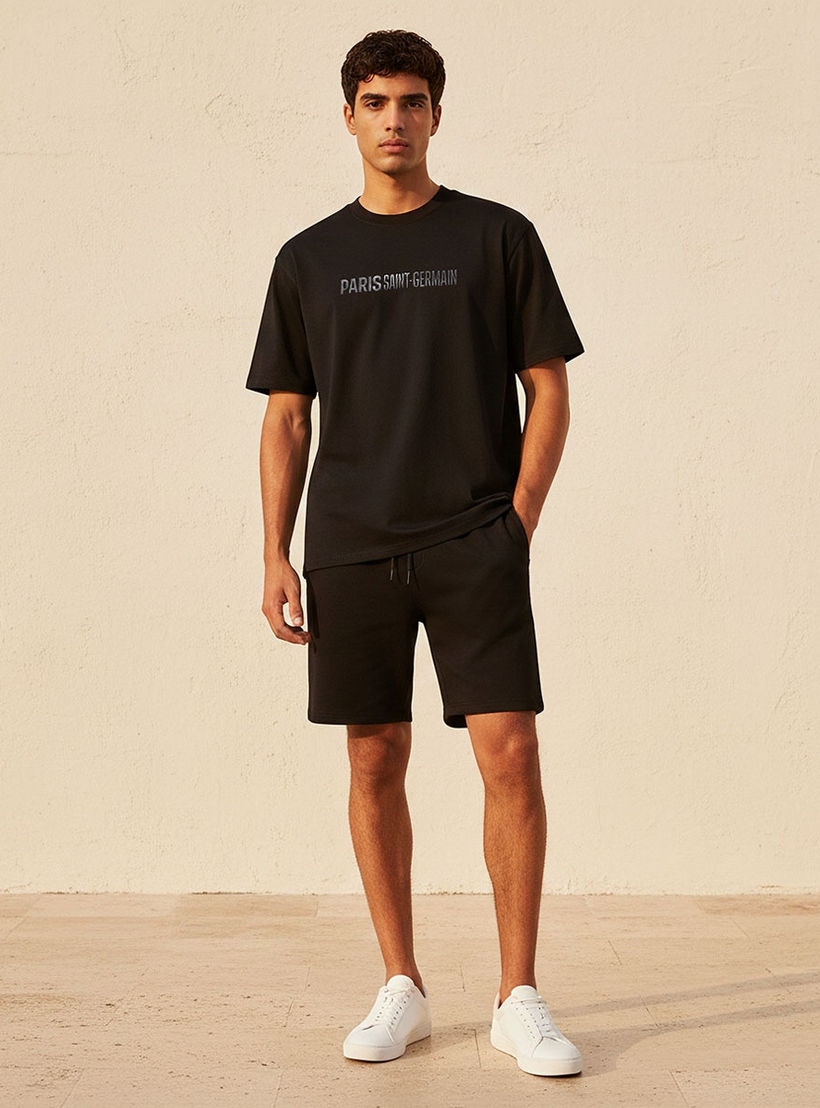 Paris Saint - Germain Regular Fit Crew Neck Short Sleeves T-shirt-men-clothing-tshirtsandpolos-tshirts-image-3