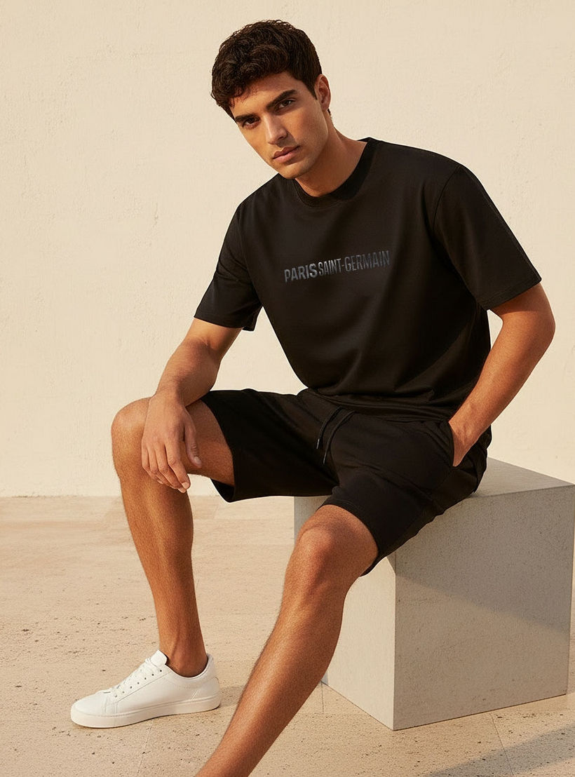 Paris Saint - Germain Regular Fit Crew Neck Short Sleeves T-shirt-men-clothing-tshirtsandpolos-tshirts-image-5