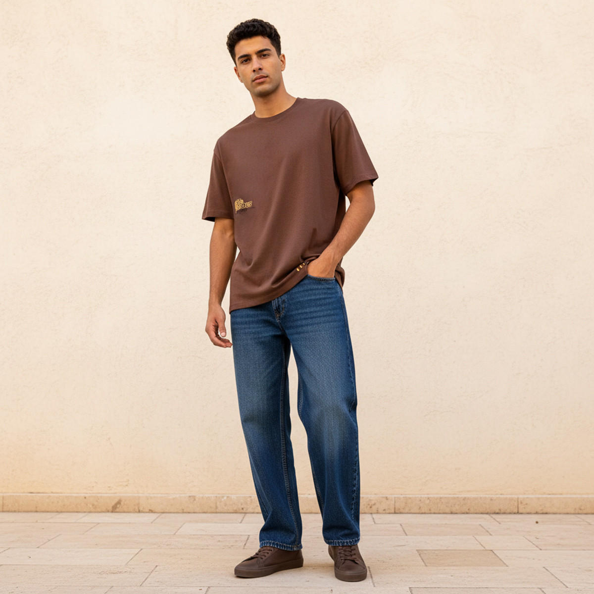 تيشيرت بطبعات وقصة عادية وياقة ضيقة وأكمام قصيرة من فاست آند فيوريوس-men-clothing-tshirtsandpolos-tshirts-image-3