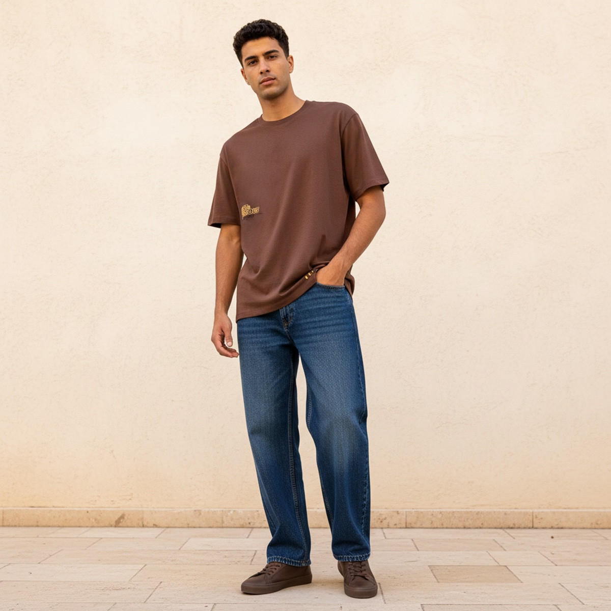 تيشيرت بطبعات وقصة عادية وياقة ضيقة وأكمام قصيرة من فاست آند فيوريوس-men-clothing-tshirtsandpolos-tshirts-image-3