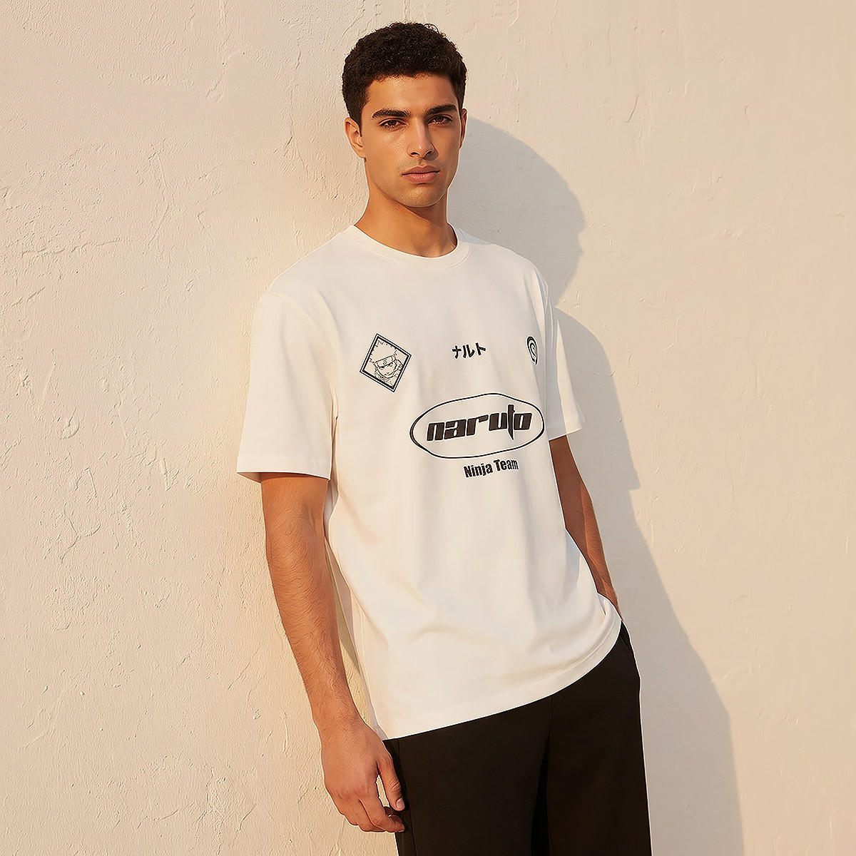 Naruto Men Regular Fit Crew Neck Short Sleeves T-shirt-men-clothing-tshirtsandpolos-tshirts-image-1