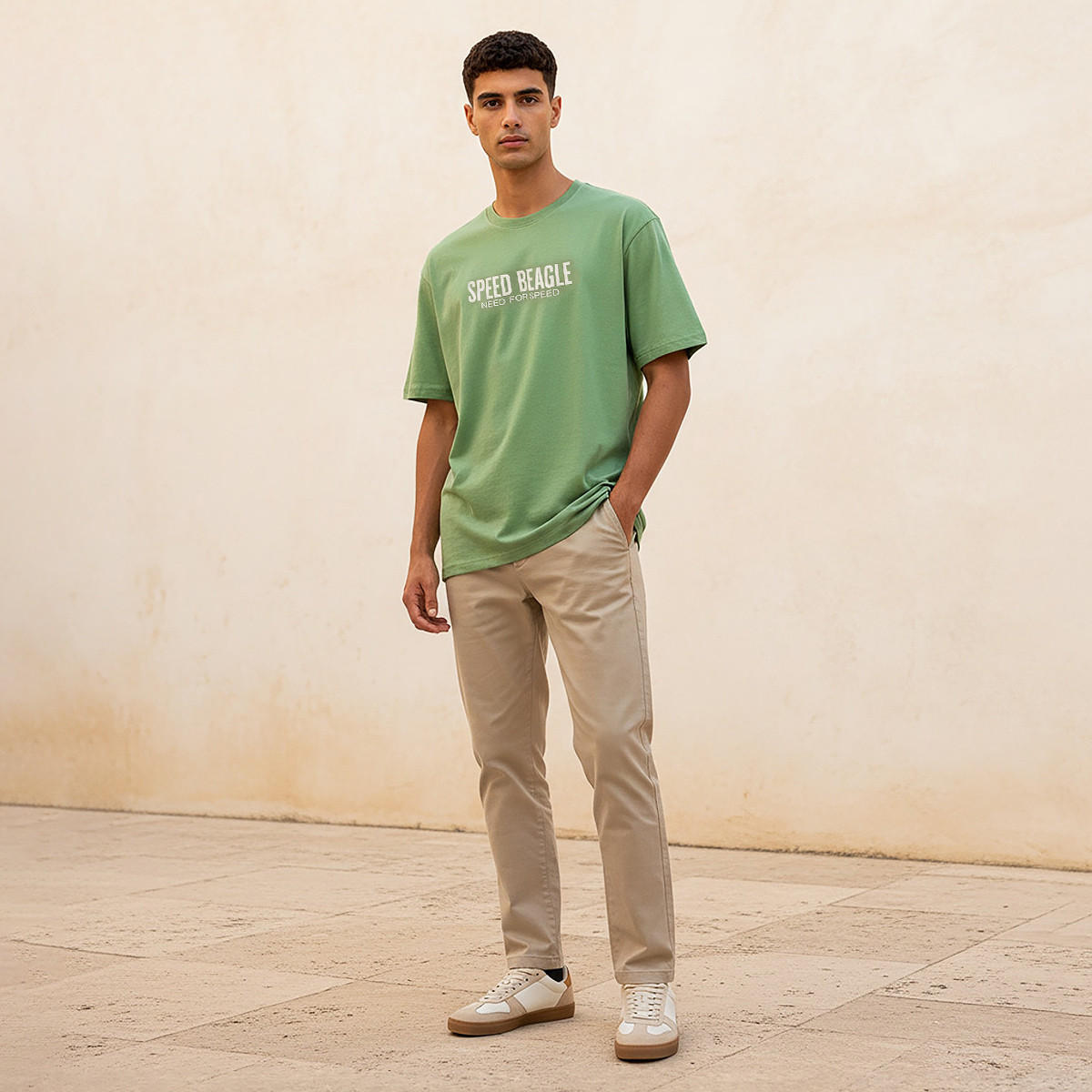Peanuts Regular Fit Crew Neck Short Sleeves Printed T-shirt-men-clothing-tshirtsandpolos-tshirts-image-3