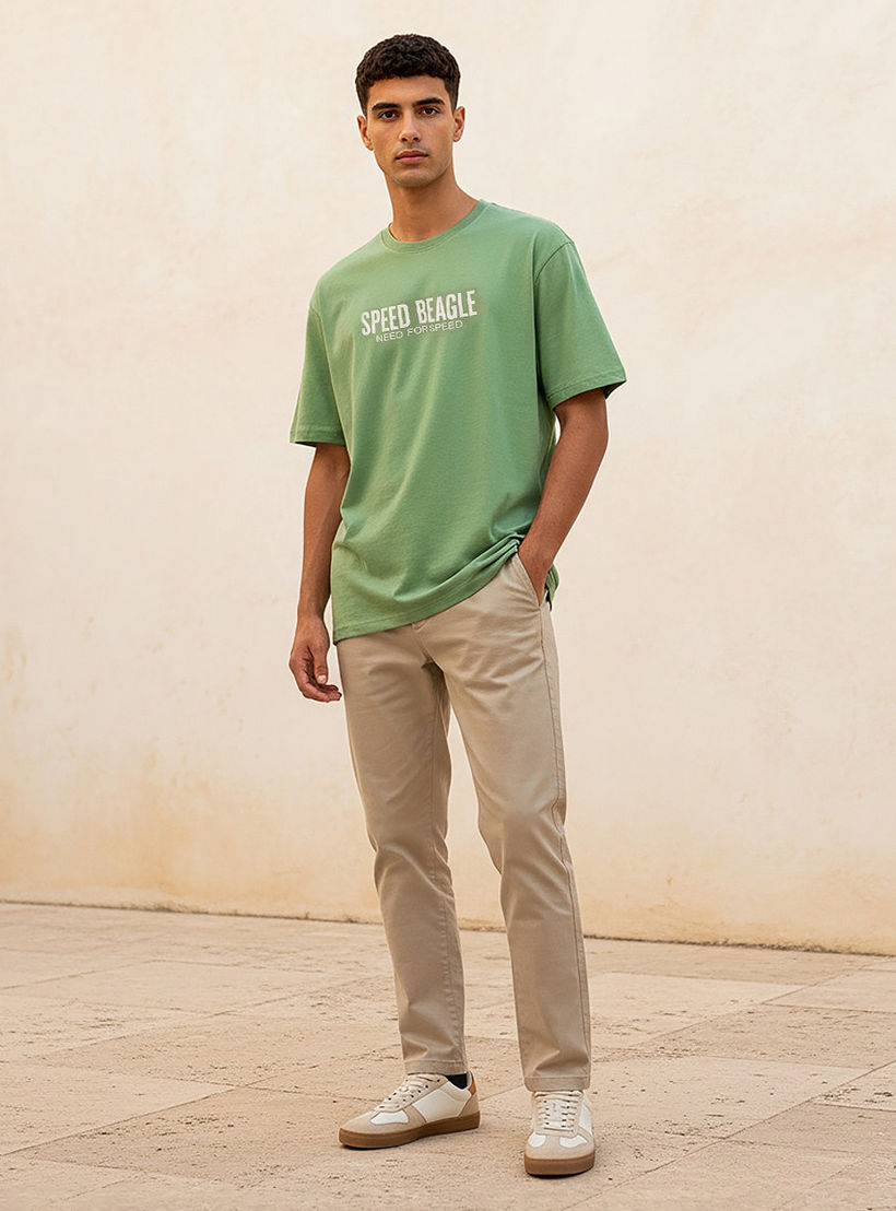 Peanuts Regular Fit Crew Neck Short Sleeves Printed T-shirt-men-clothing-tshirtsandpolos-tshirts-image-3