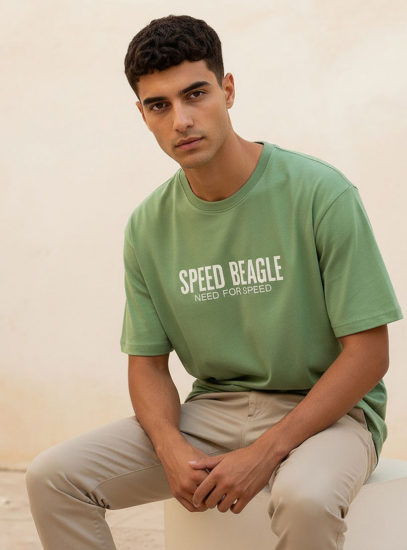 Peanuts Regular Fit Crew Neck Short Sleeves Printed T-shirt-men-clothing-tshirtsandpolos-tshirts-image-5