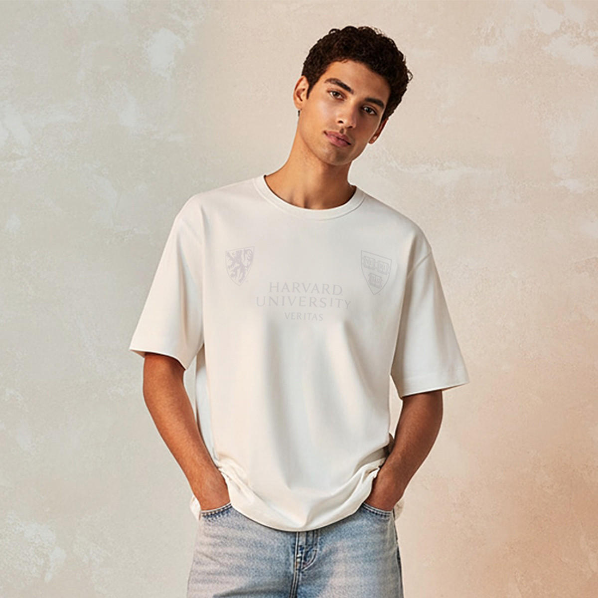 Harvard University Regular Fit Crew Neck Short Sleeves T-shirt-men-clothing-tshirtsandpolos-tshirts-image-1