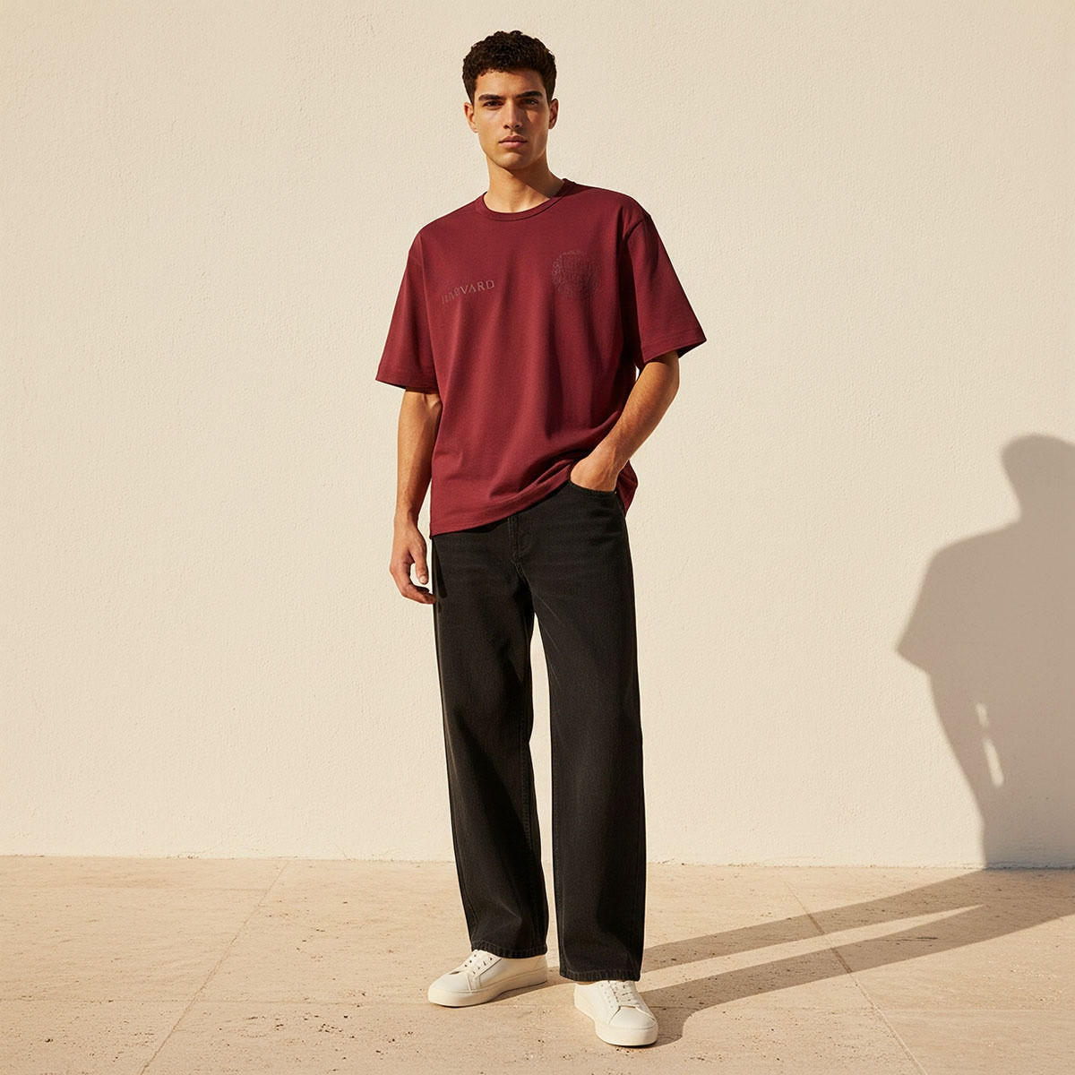 Harvard University Regular Fit Crew Neck Short Sleeves T-shirt-men-clothing-tshirtsandpolos-tshirts-image-3