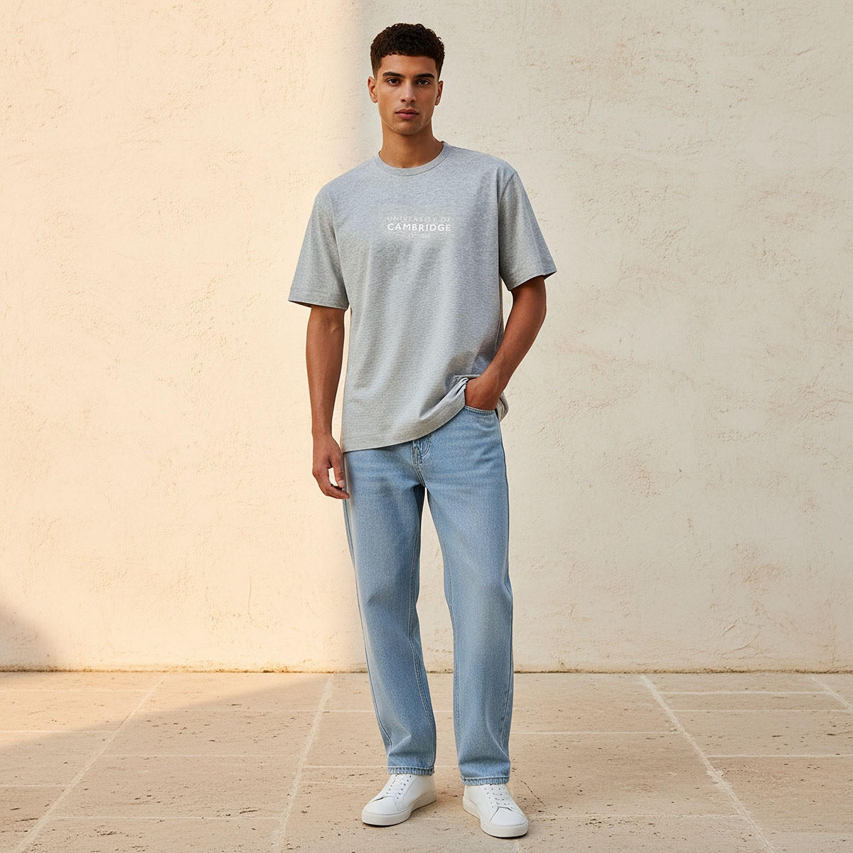 University of Cambridge Regular Fit Crew Neck Short Sleeves T-shirt-men-clothing-tshirtsandpolos-tshirts-image-3