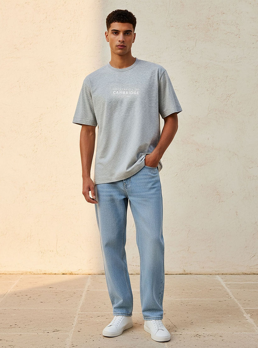 University of Cambridge Regular Fit Crew Neck Short Sleeves T-shirt-men-clothing-tshirtsandpolos-tshirts-image-3