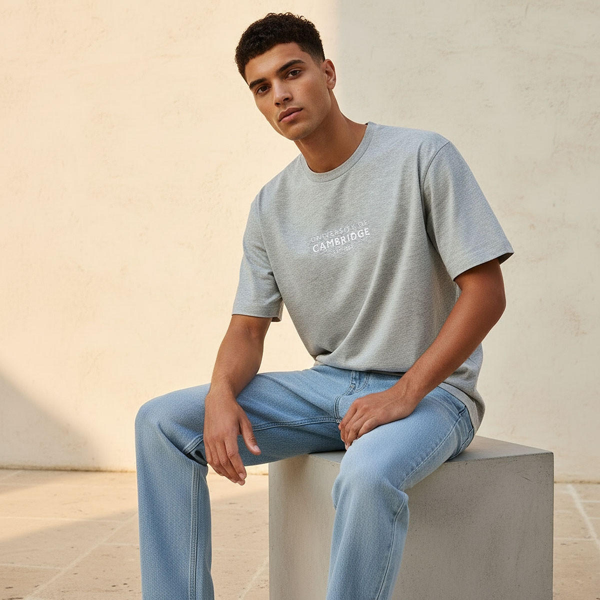 University of Cambridge Regular Fit Crew Neck Short Sleeves T-shirt-men-clothing-tshirtsandpolos-tshirts-image-5