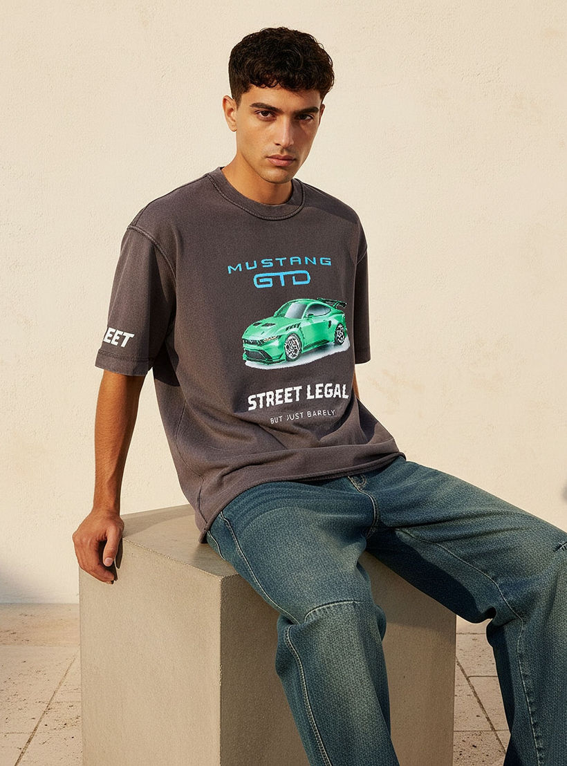 Ford Mustang Men Regular Fit Crew Neck Short Sleeves T-shirt-men-clothing-tshirtsandpolos-tshirts-image-6