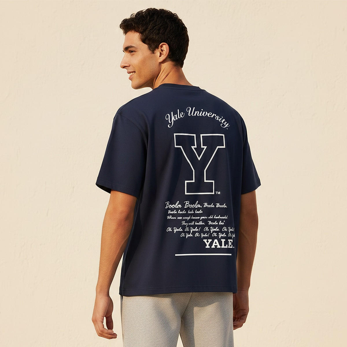 Yale University Regular Fit Crew Neck Short Sleeves T-shirt-men-clothing-tshirtsandpolos-tshirts-image-4
