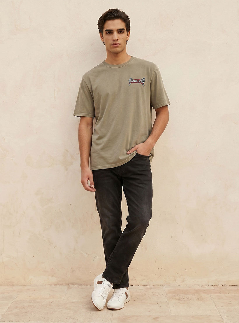 Metallica Regular Fit Crew Neck Short Sleeves Printed T-shirt-men-clothing-tshirtsandpolos-tshirts-image-4