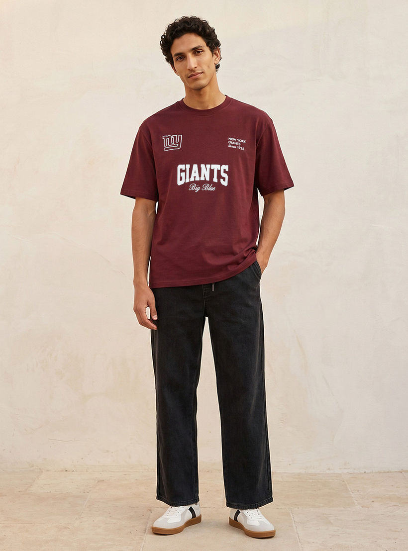 تيشيرت نيويورك جاينتس بياقة ضيقة وأكمام قصيرة-men-clothing-tshirtsandpolos-tshirts-image-3