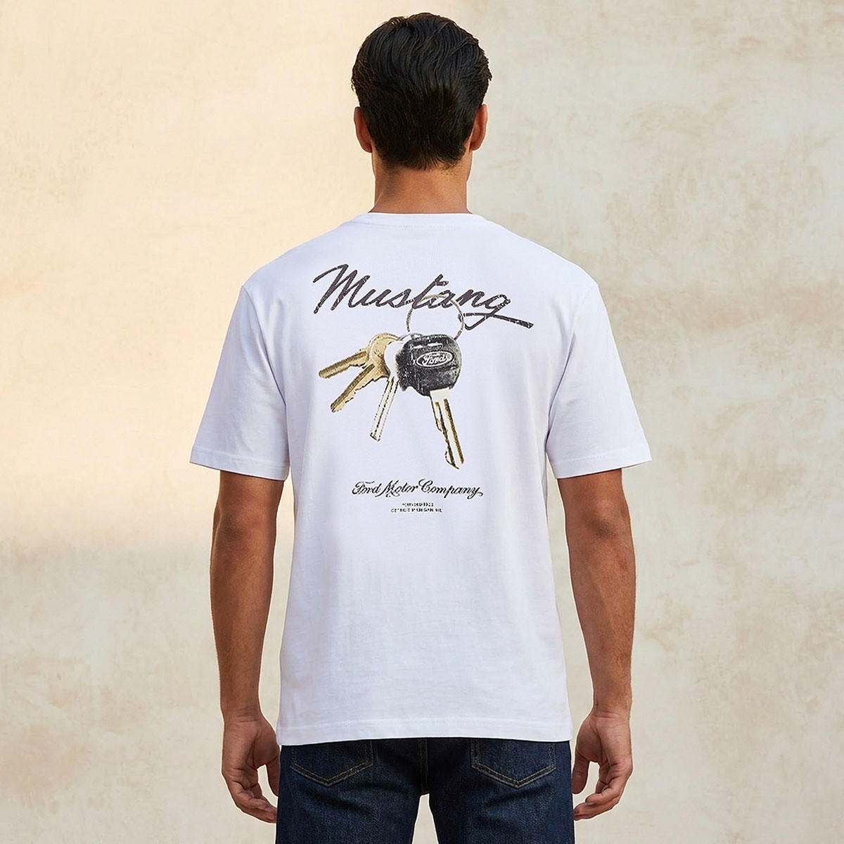 Mustang Regular Fit Crew Neck Short Sleeves Printed T-shirt-men-clothing-tshirtsandpolos-tshirts-image-4