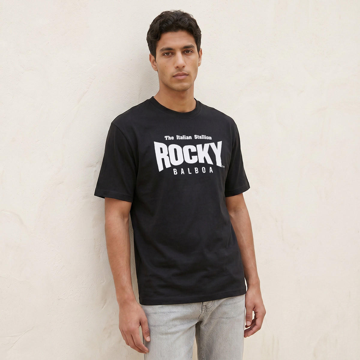 Rocky Balboa Regular Fit Crew Neck Short Sleeves T-shirt-men-clothing-tshirtsandpolos-tshirts-image-1