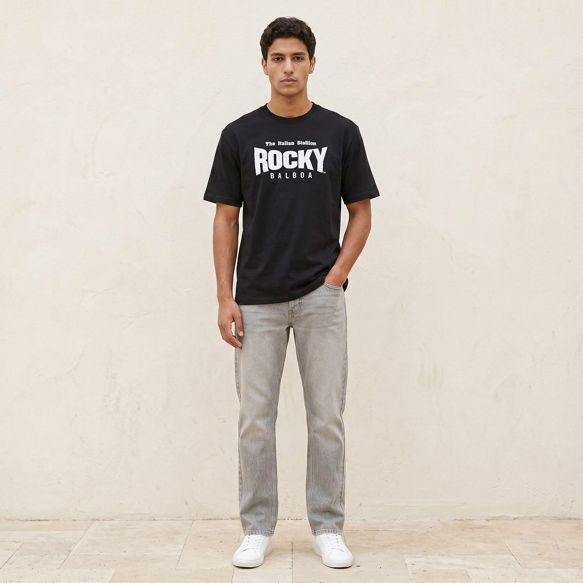 Rocky Balboa Regular Fit Crew Neck Short Sleeves T-shirt-men-clothing-tshirtsandpolos-tshirts-image-3