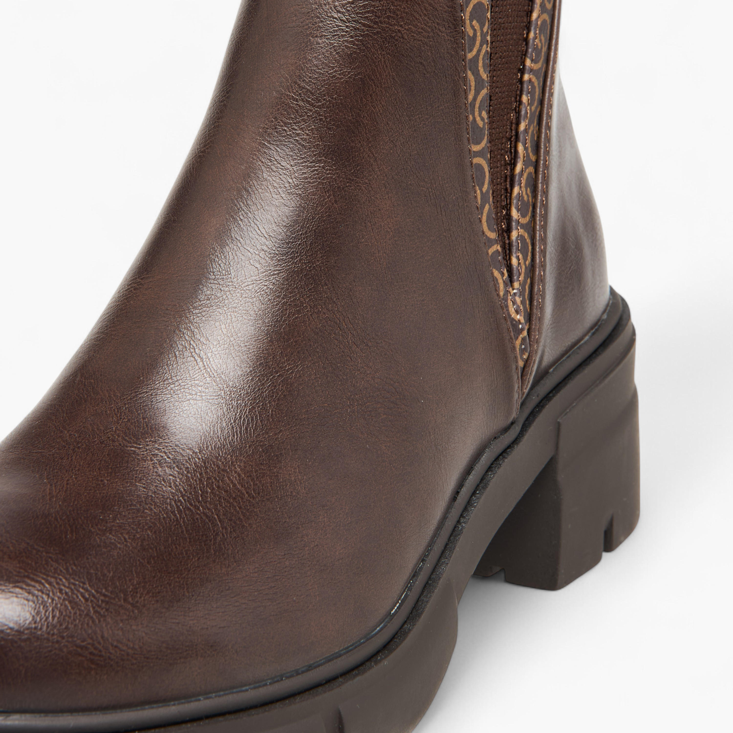 بوت سادة بطول الكاحل وسحاب إغلاق للنساء من سيليست-women-shoes-boots-image-4