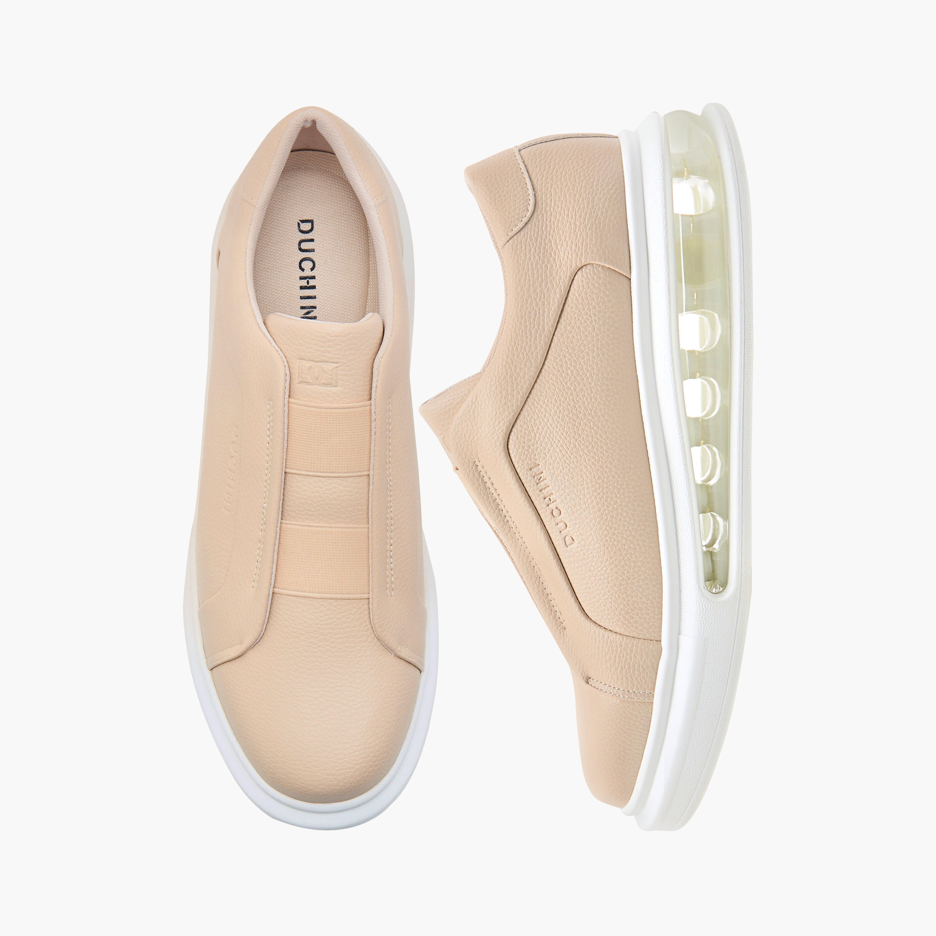 Duchini Men's Panelled Slip-On Sneakers-men-shoes-sneakers-image-1