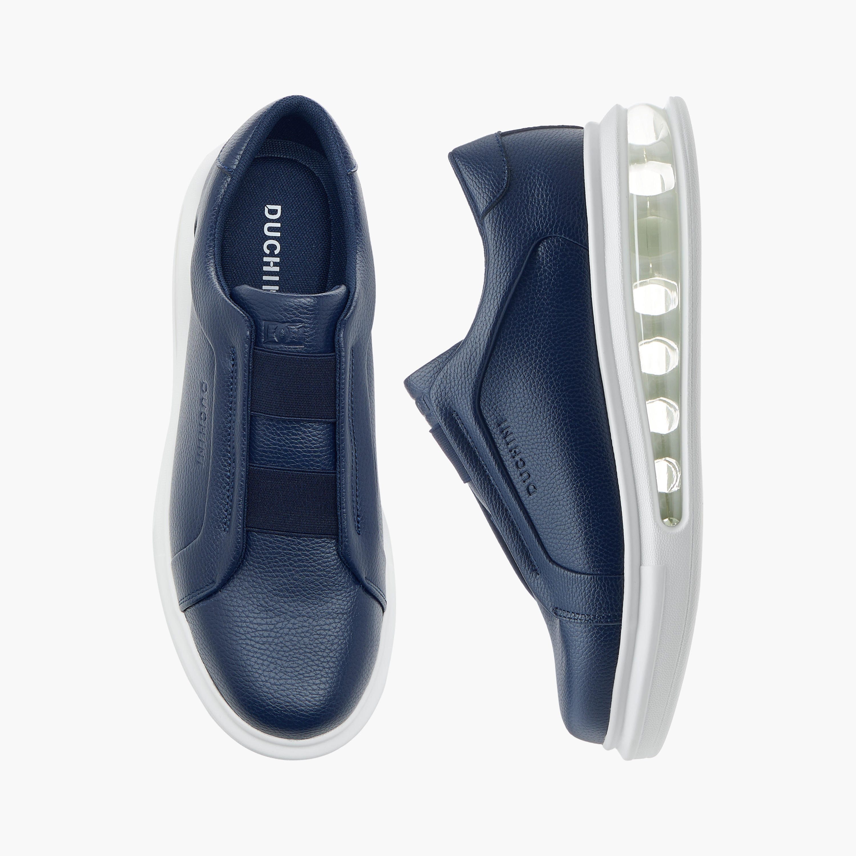 Duchini Men's Panelled Slip-On Sneakers-men-shoes-sneakers-image-1