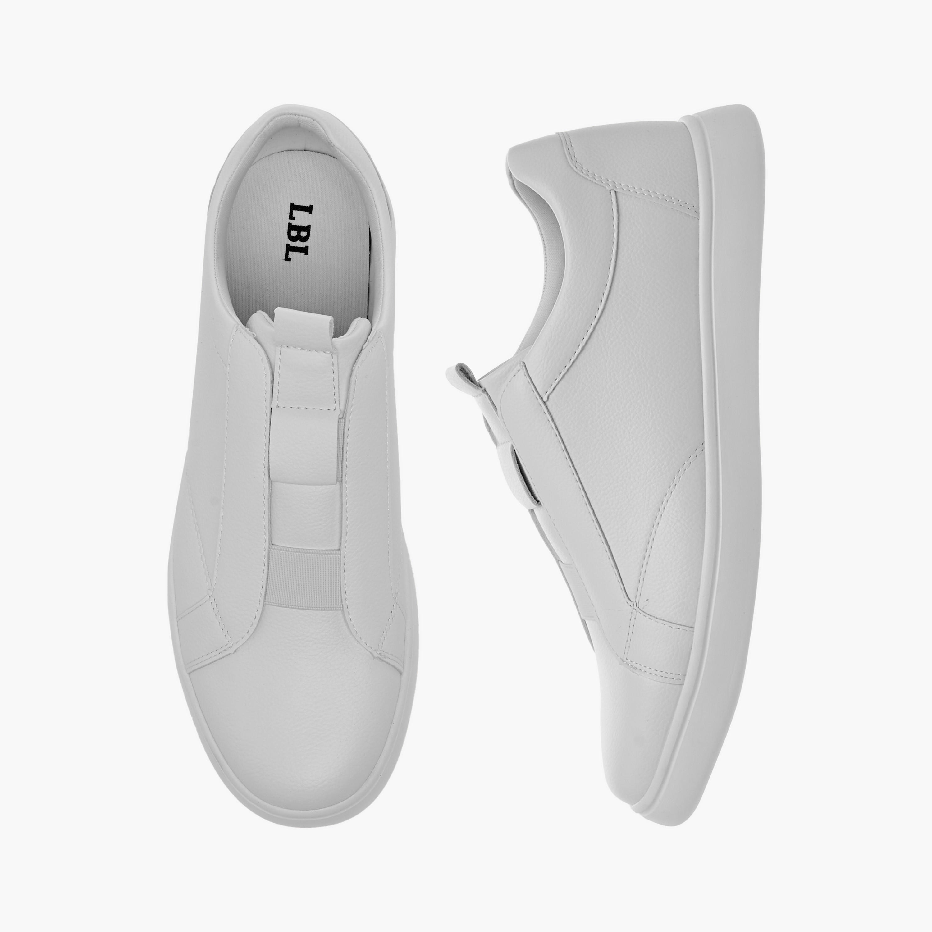 حذاء سنيكرز سهل الارتداء بارز الملمس بألسنة سحب من إل بي إل من شو إكسبرس-men-shoes-sneakers-image-1